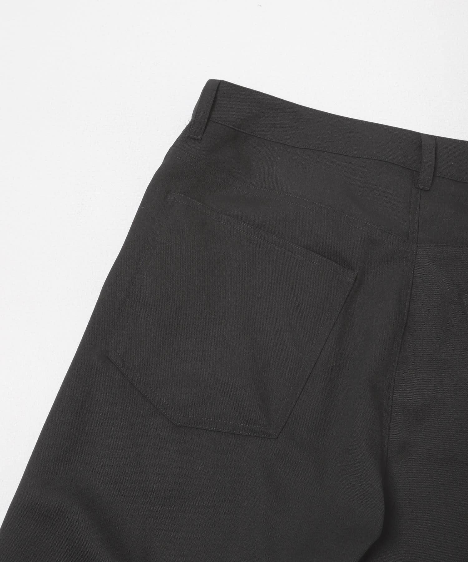 semoh　WOOL FIVE POCKET PANTS BLACK 2