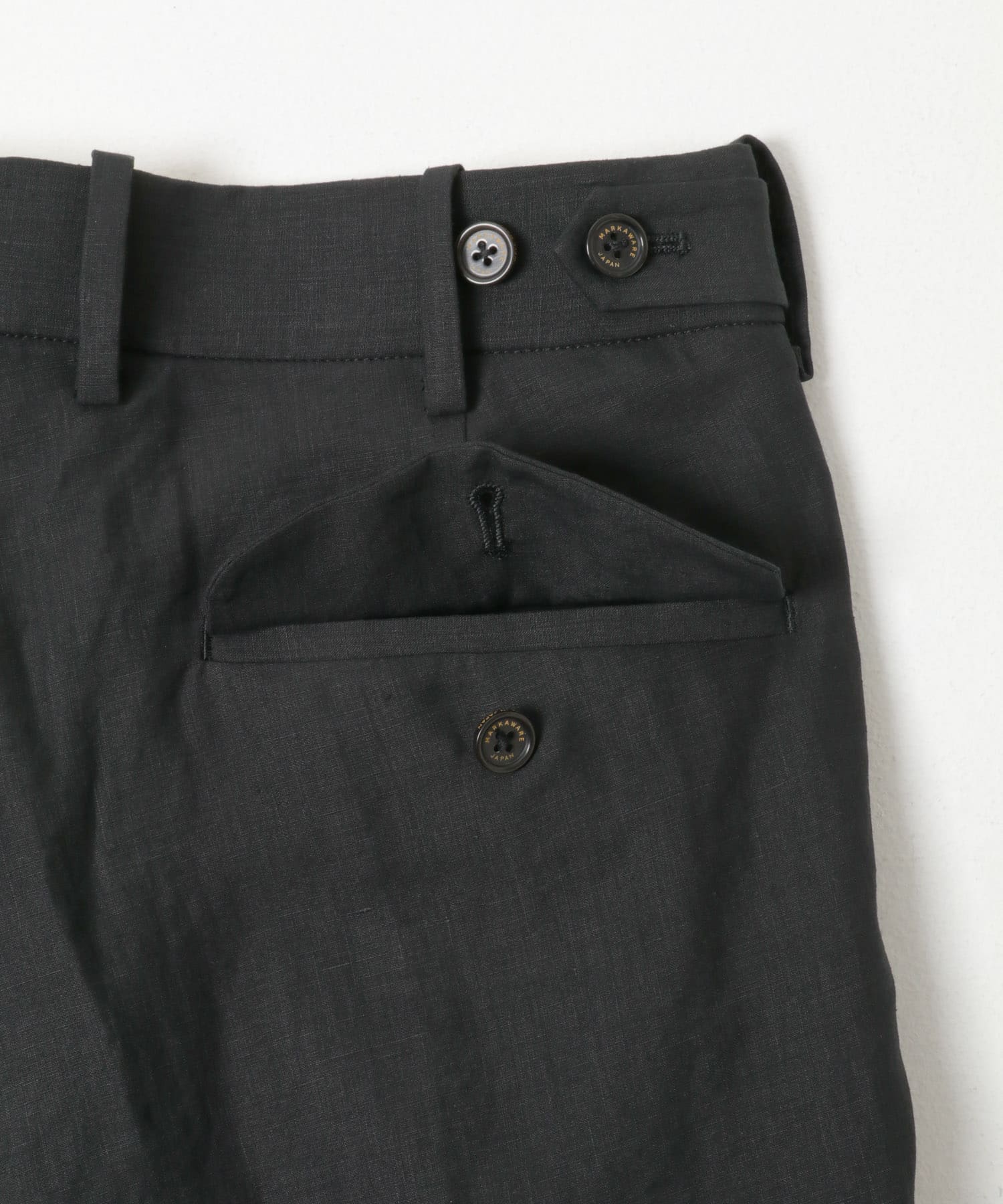 MARKAWARE　DOUBLE PLEATED CLASSIC TR BLACK 1