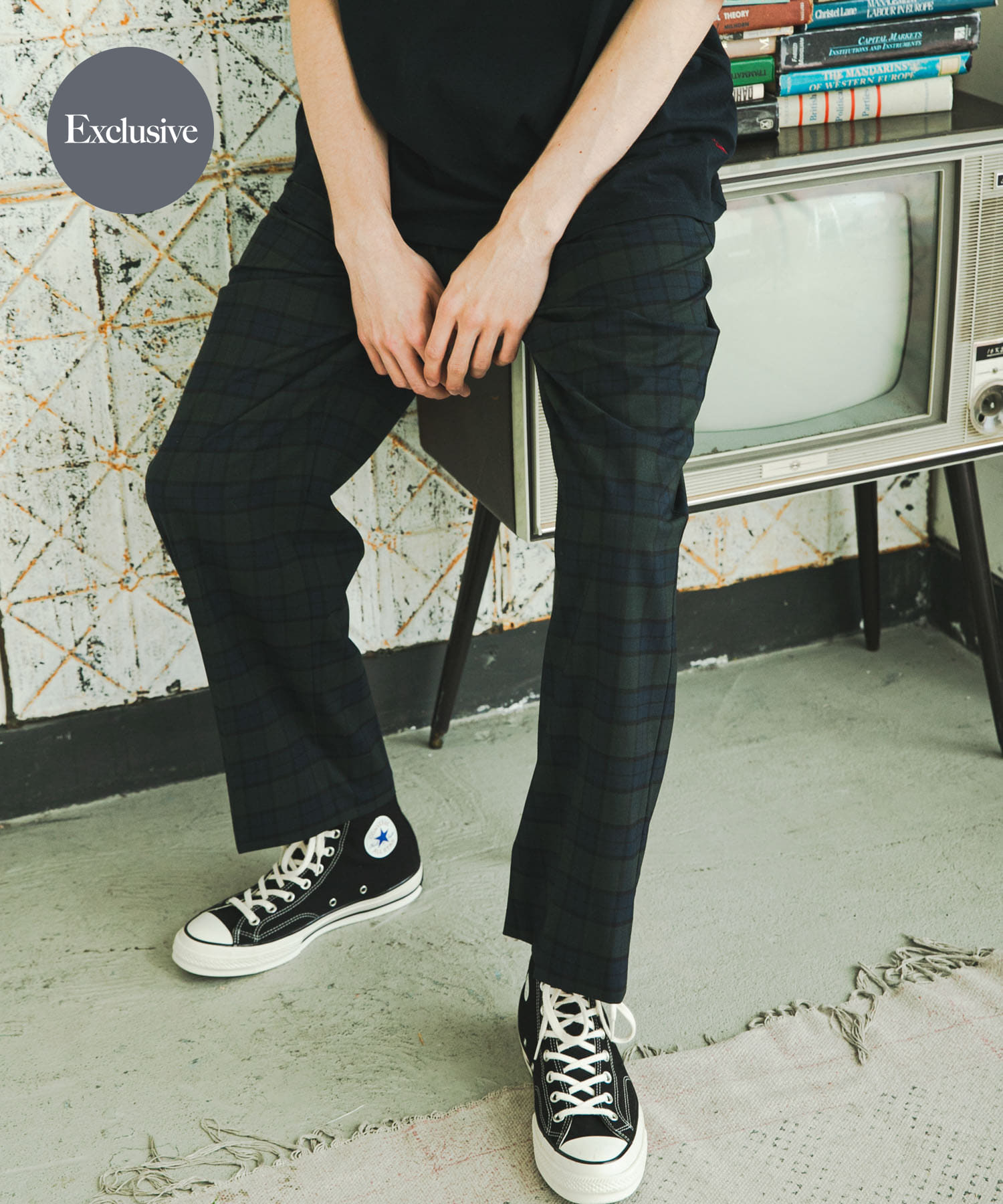 BROOKS BROTHERS　EXCLUSIVE TROUSERS 2INTUCK