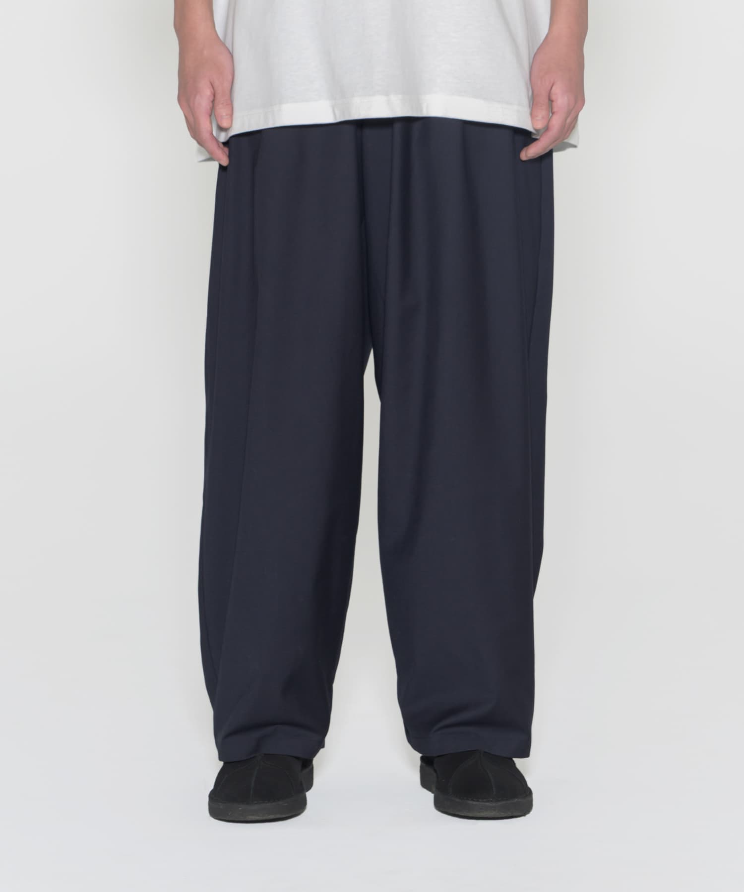 LOTTO　TECH FAB EASY SLACKS NAVY M