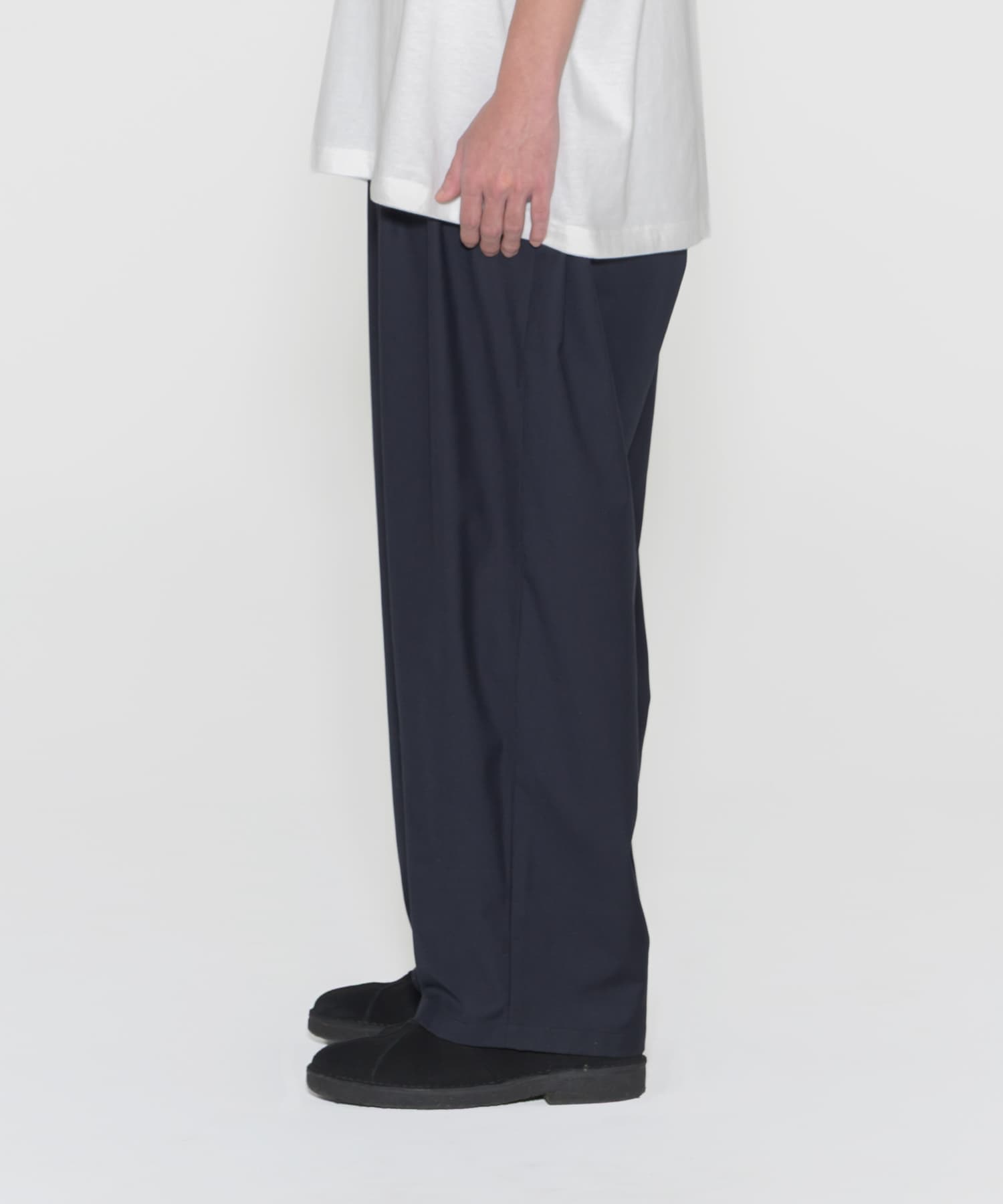 LOTTO　TECH FAB EASY SLACKS NAVY M