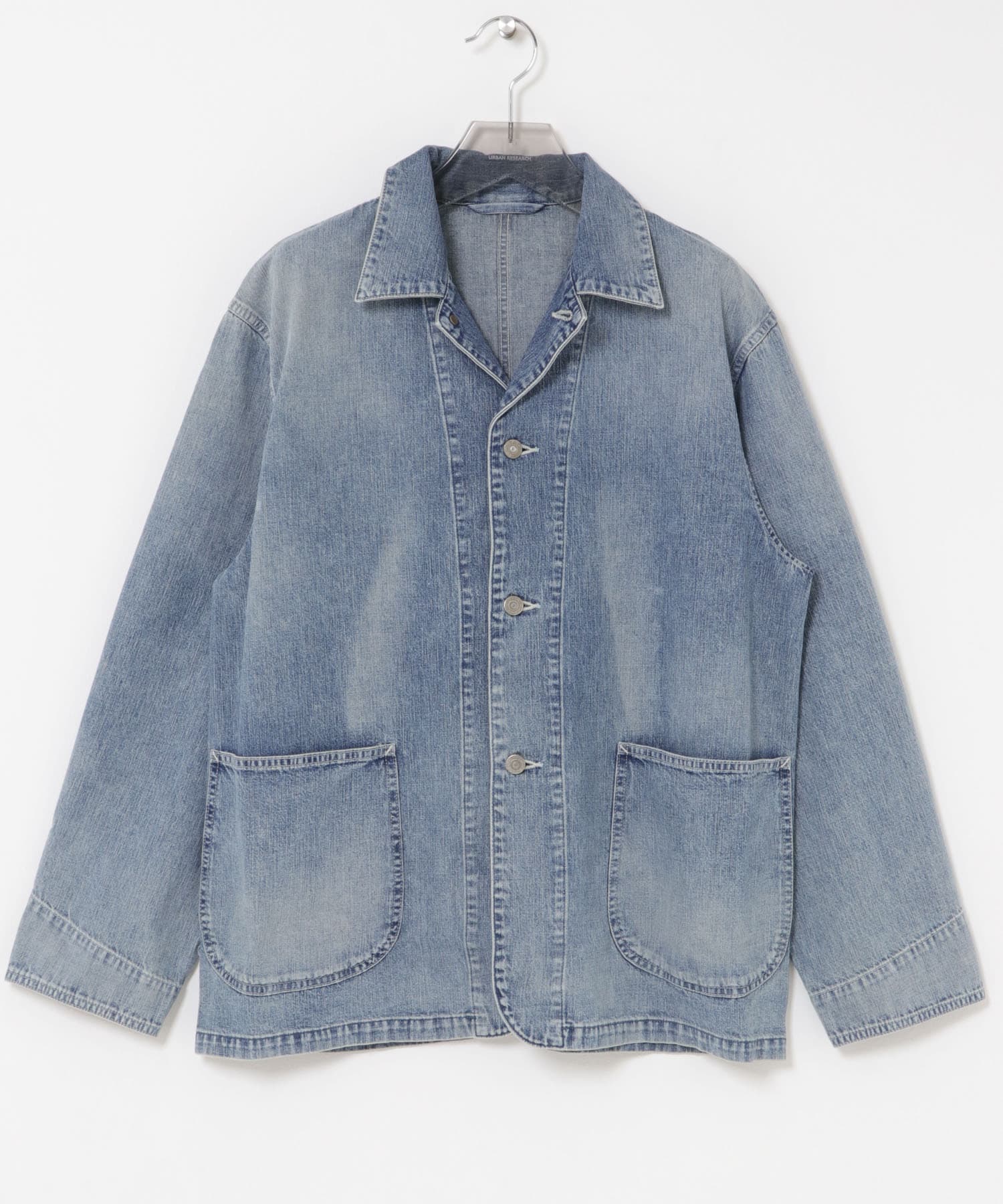 ULTERIOR　LIGHT DENIM COVERALL FADE BLUE 4