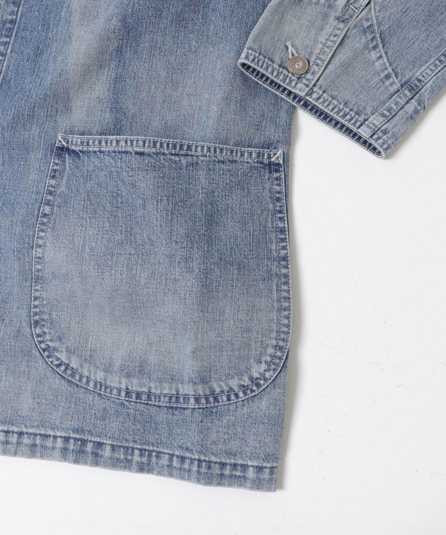 ULTERIOR　LIGHT DENIM COVERALL FADE BLUE 4