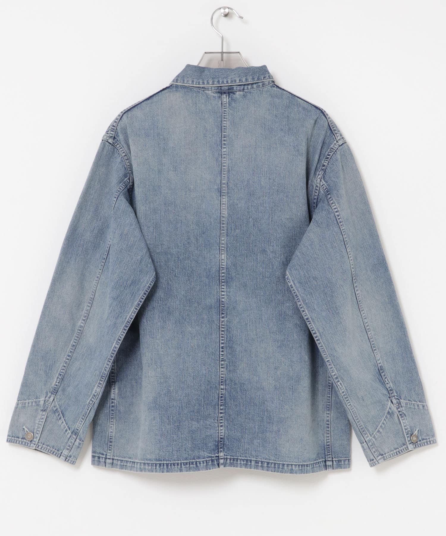 ULTERIOR　LIGHT DENIM COVERALL FADE BLUE 4