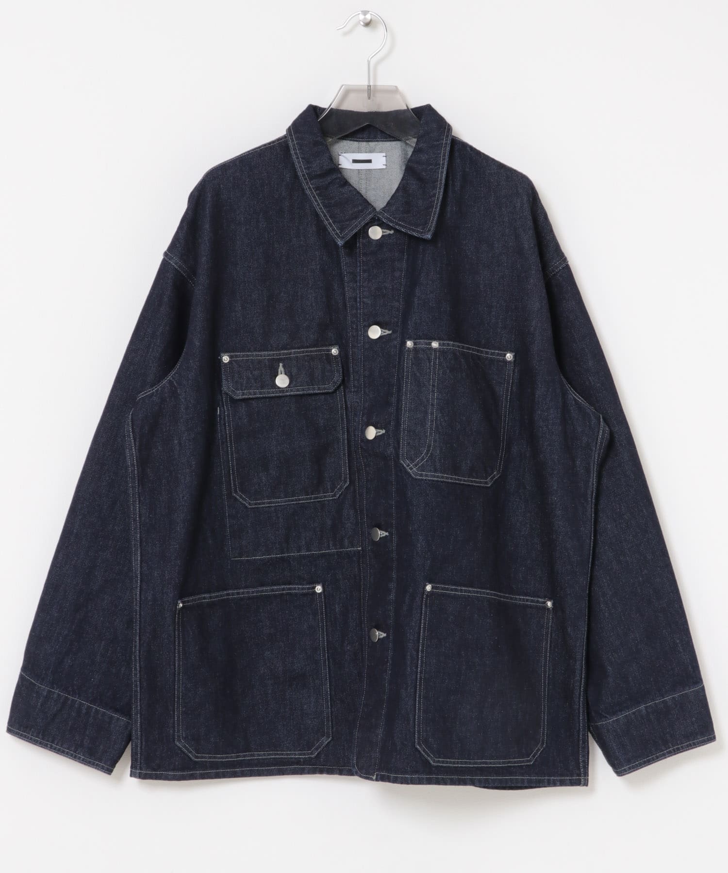 REVERBERATE　COVER ALL DENIM JACKET INDIGO 2