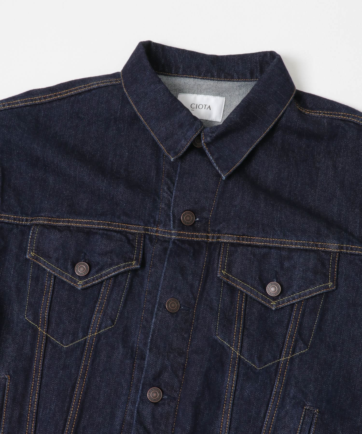 CIOTA　4 POCKETS DENIM JACKET DARK NAVY 42