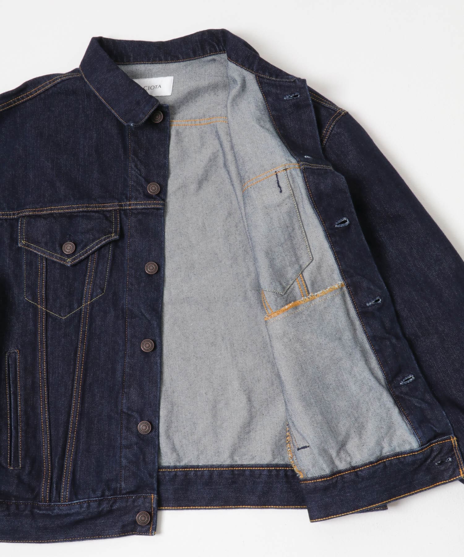 CIOTA　4 POCKETS DENIM JACKET DARK NAVY 42