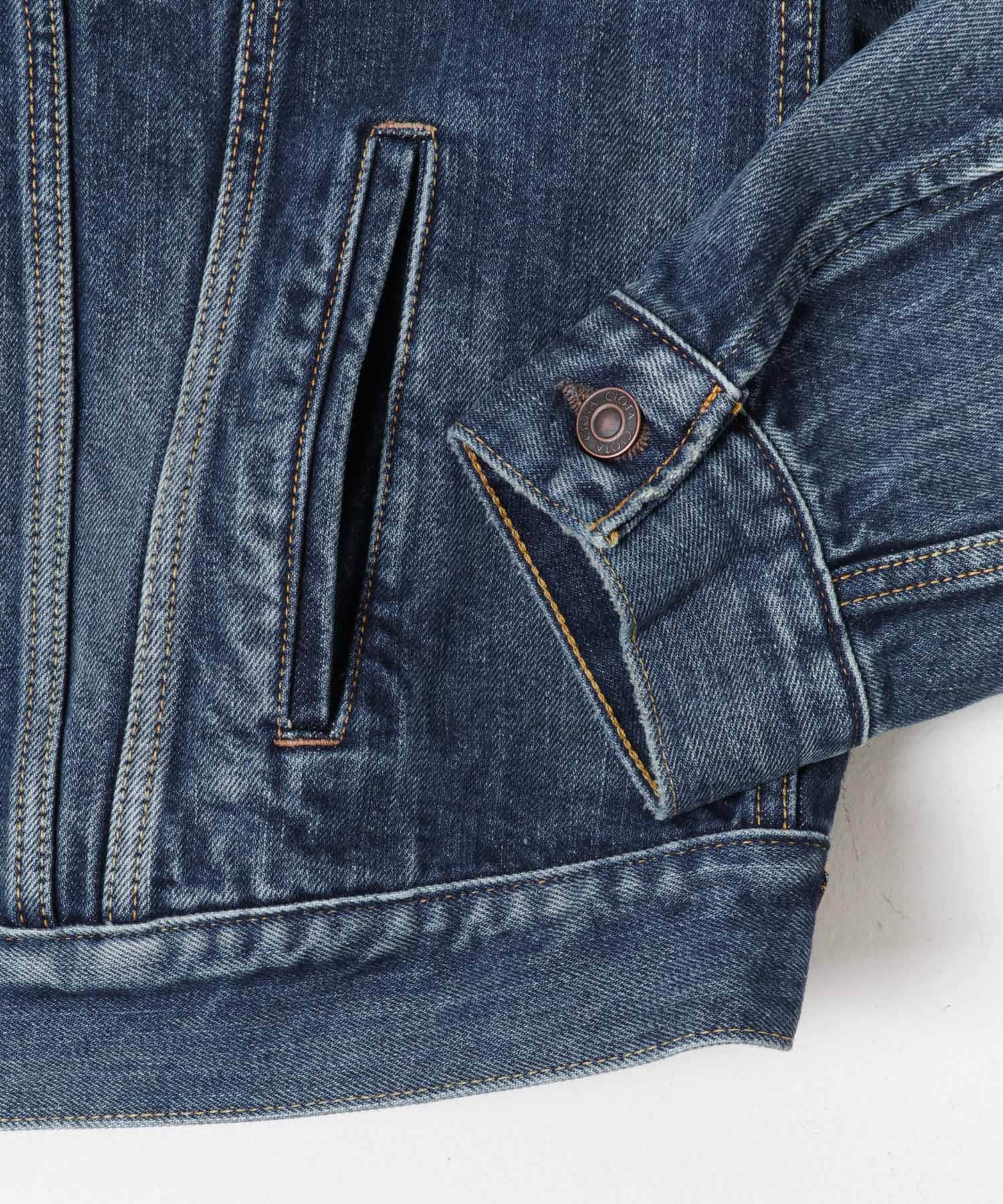 CIOTA　4 POCKETS DENIM JACKET M BLUE 42
