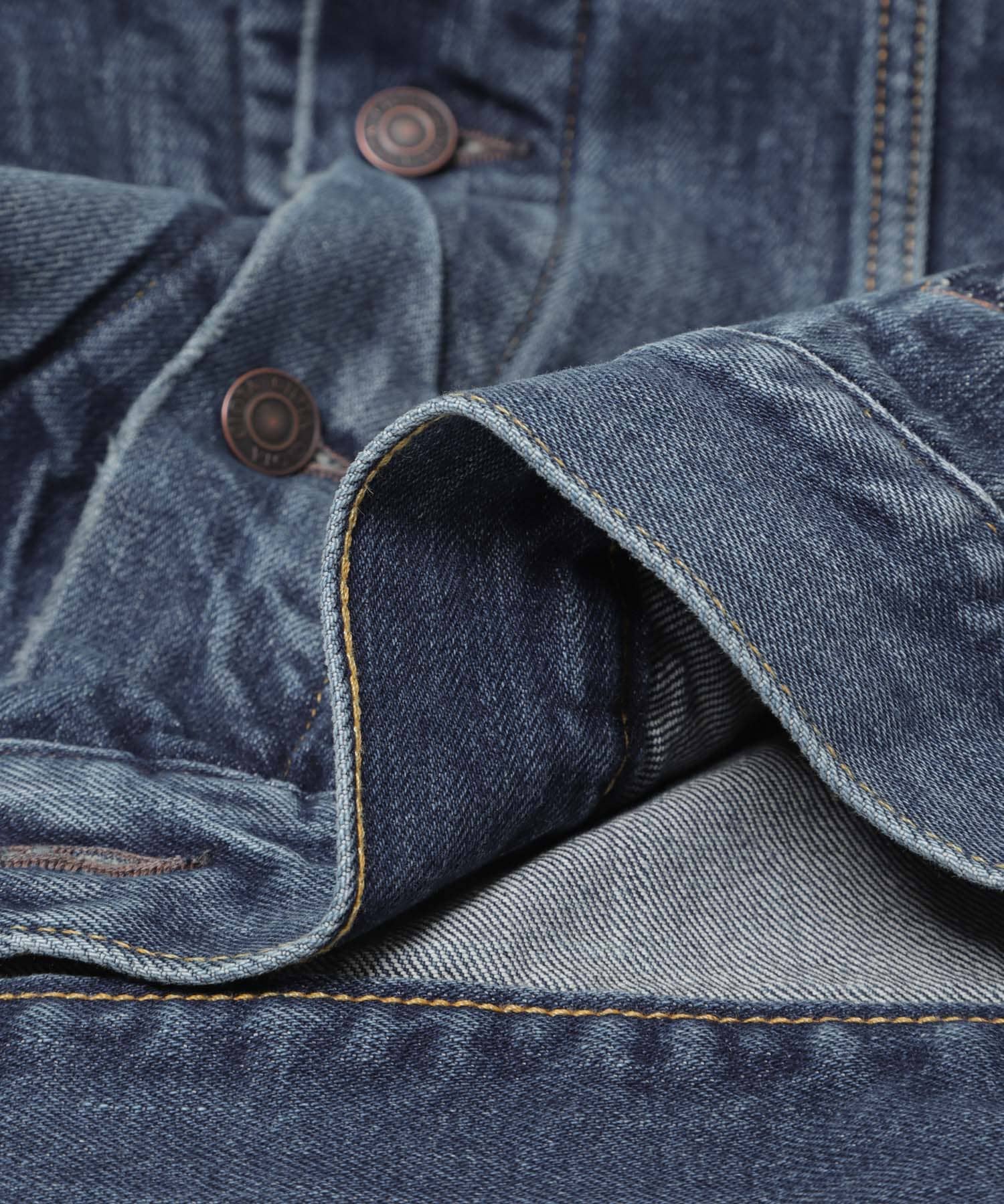 CIOTA　4 POCKETS DENIM JACKET M BLUE 42