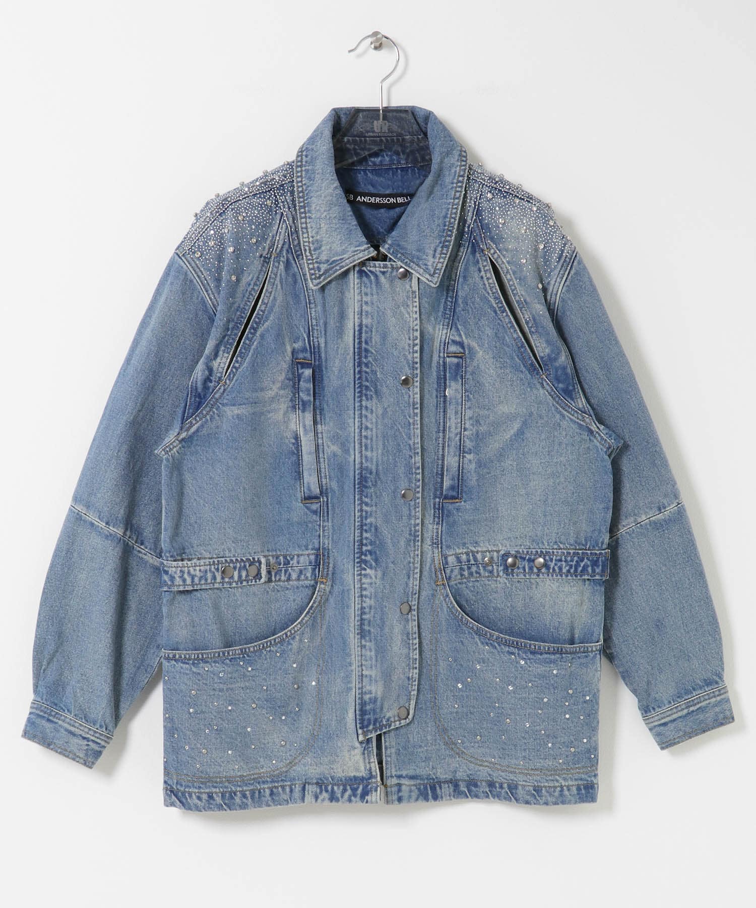 Andersson Bell　JEWELED DENIM WORK JACKET