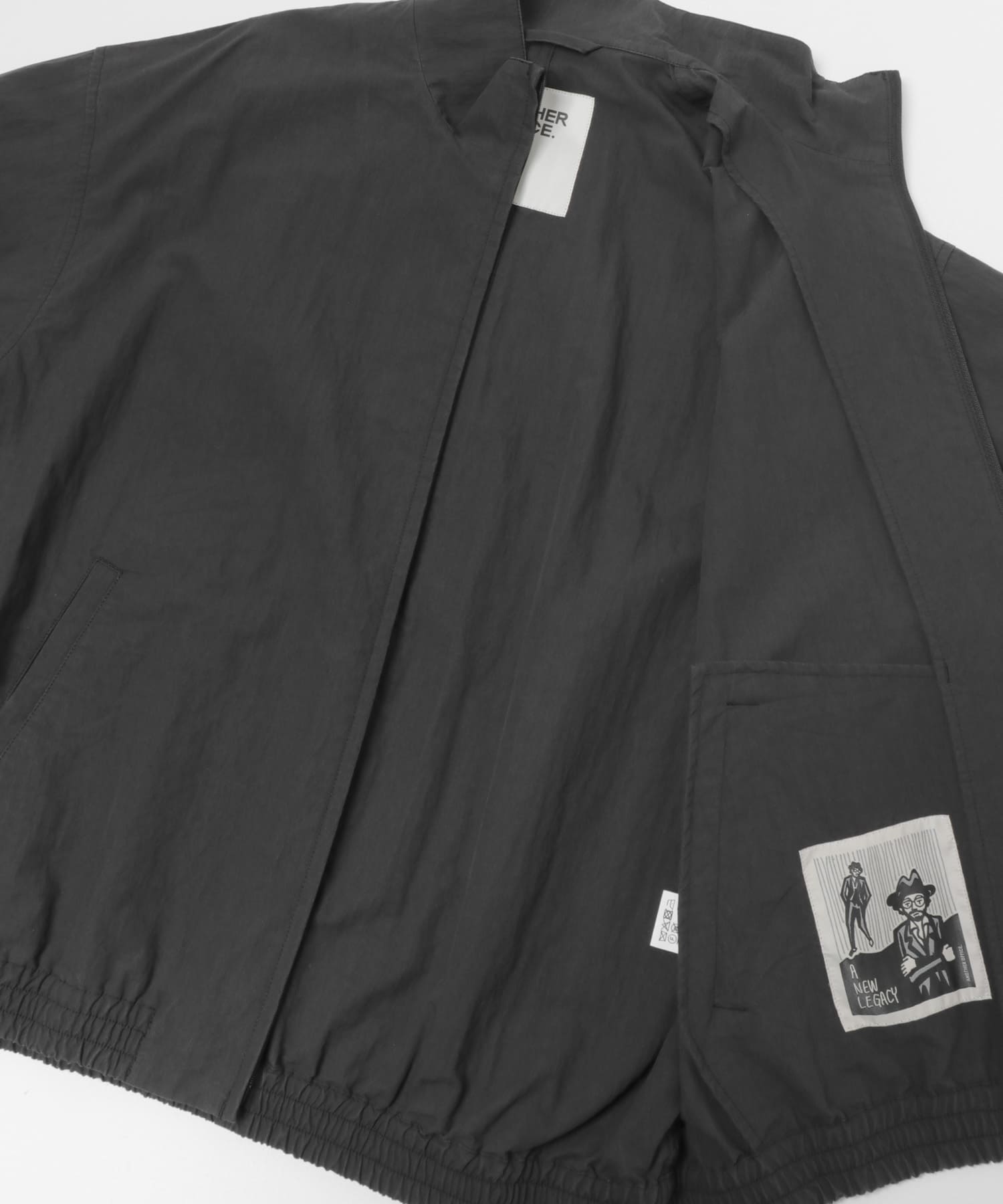 ANOTHER OFFICE LIBRARY TRACK JACKET(2 CHARCOAL): アウター｜URBAN