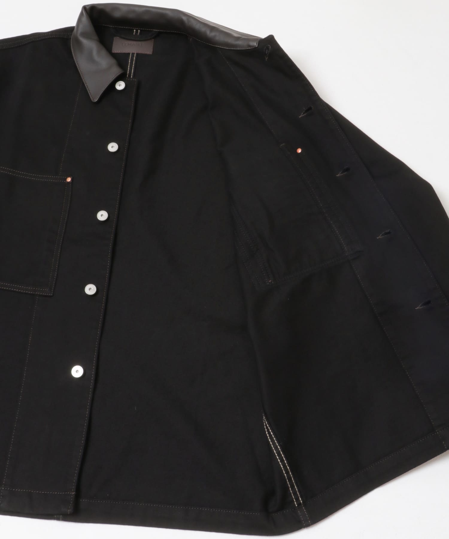 LEMAIRE　WORKWEAR OVERSHIRTS BLK BK999 46
