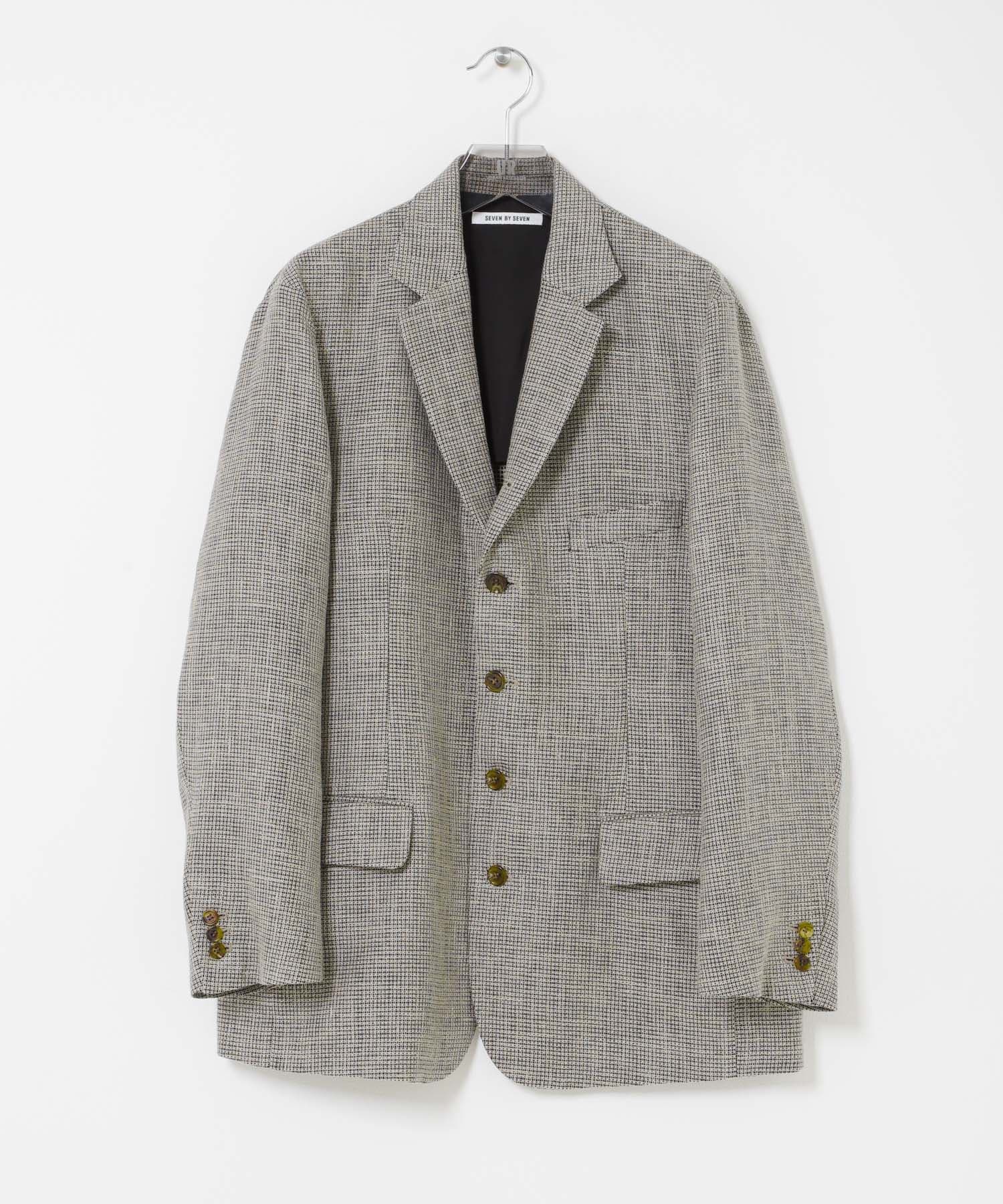 SEVEN BY SEVEN　5B LOOSE TAILORED JACKET 047 GR BEG M