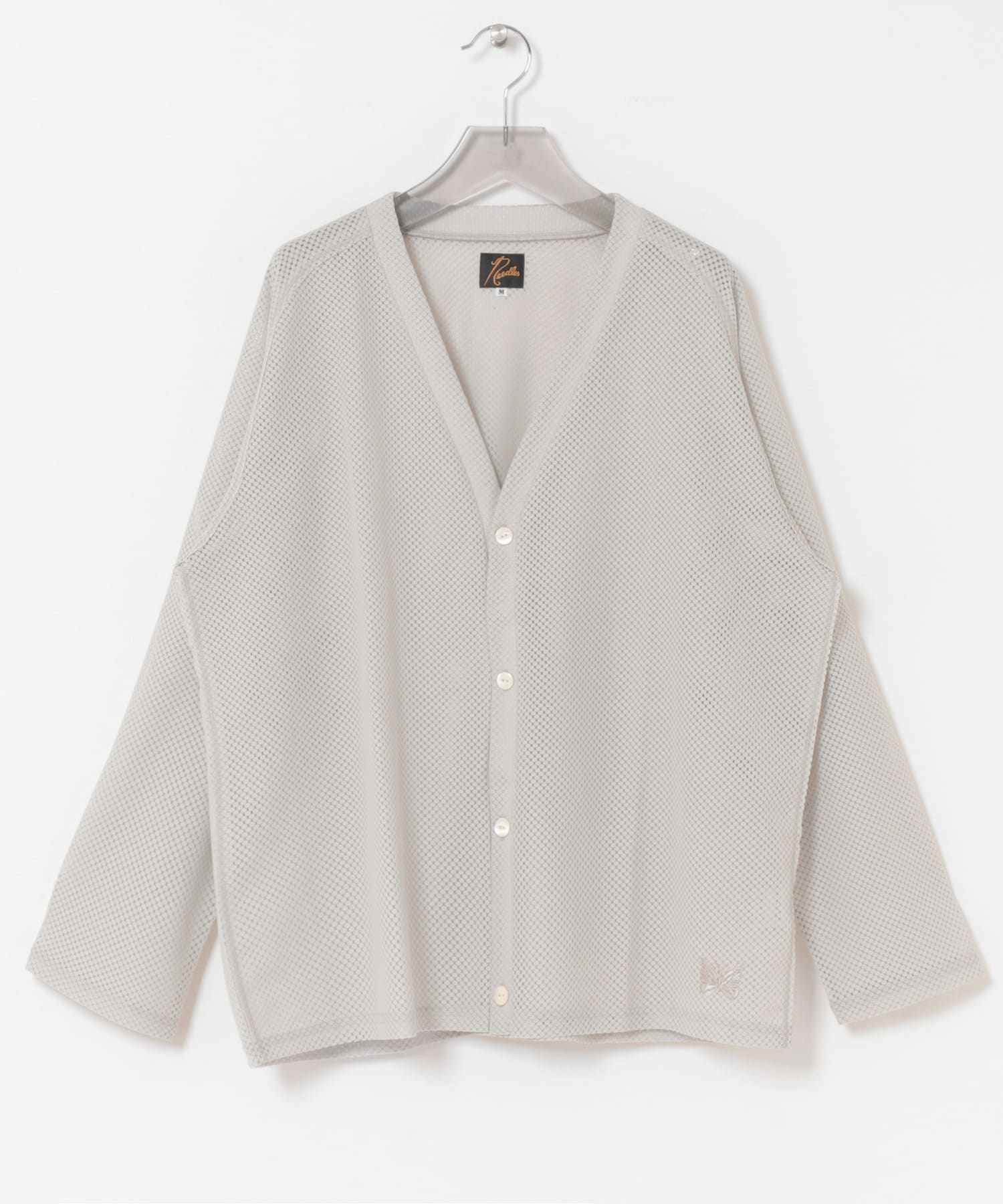 Needles　V-NECK LACE CARDIGAN