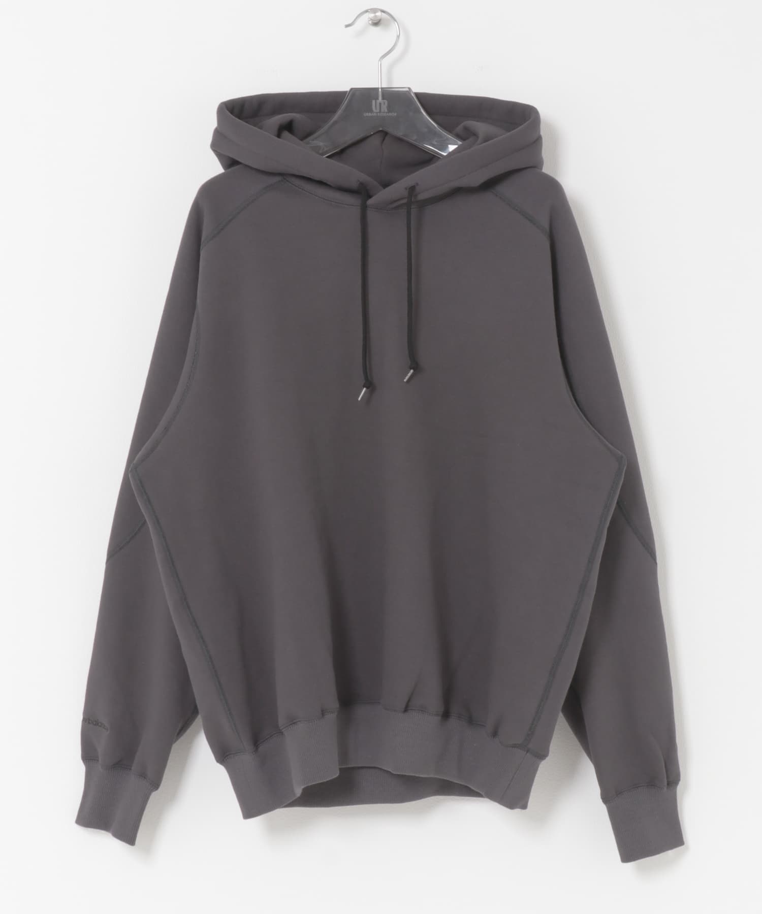NEW BALANCE NB GREYオーバーサイズフーディー(M AGT): トップス