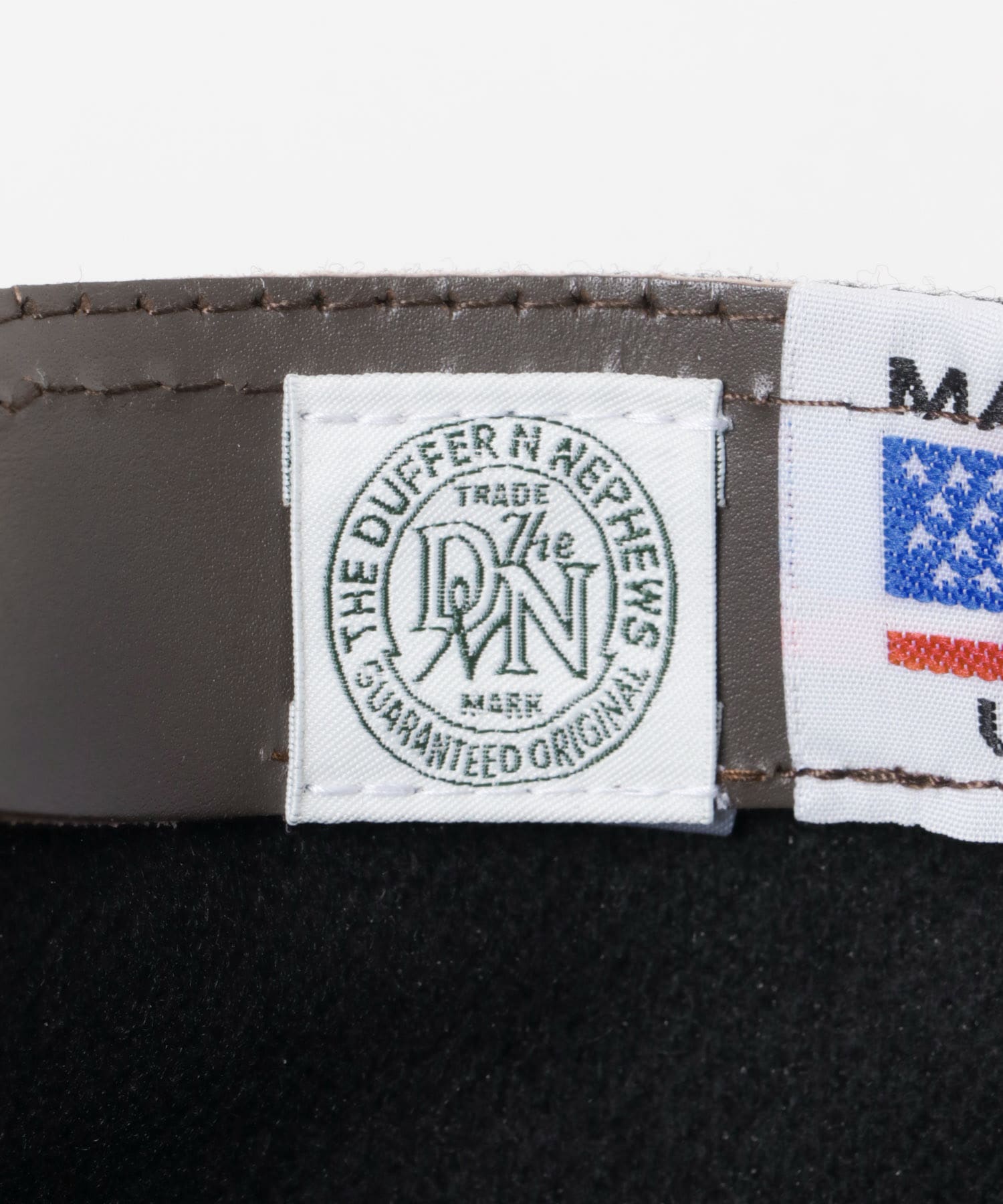 The DUFFER N NEPHEWS　DN CAT EMBROIDERY B.B CAP BLACK Free