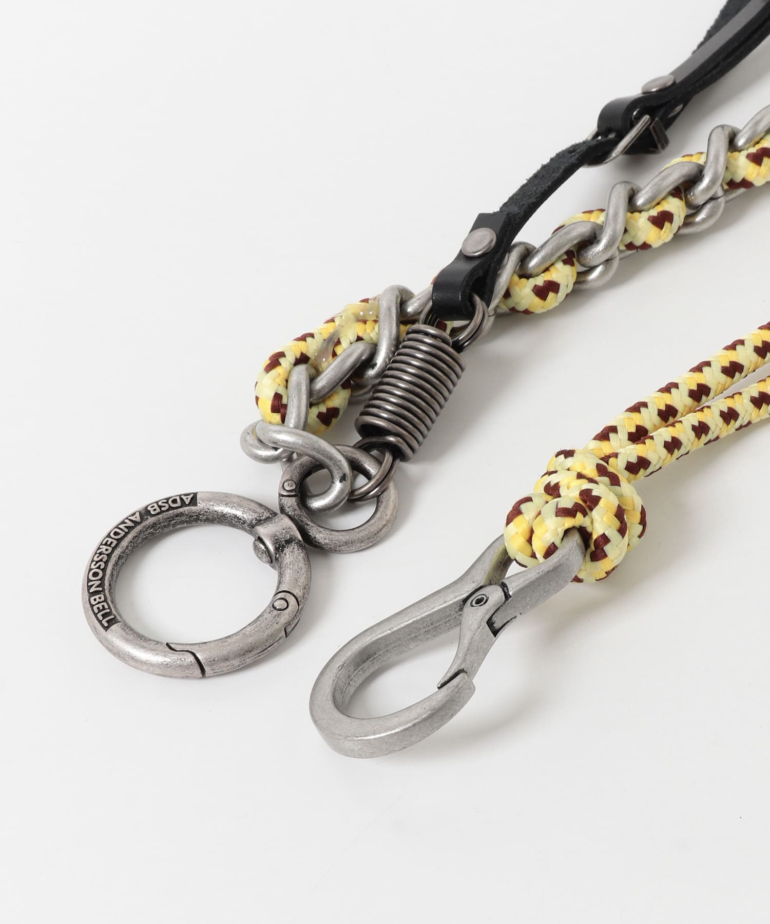 Andersson Bell A.D.HANDCRAFTED KEYCHAIN(One YELLOW): ファッション
