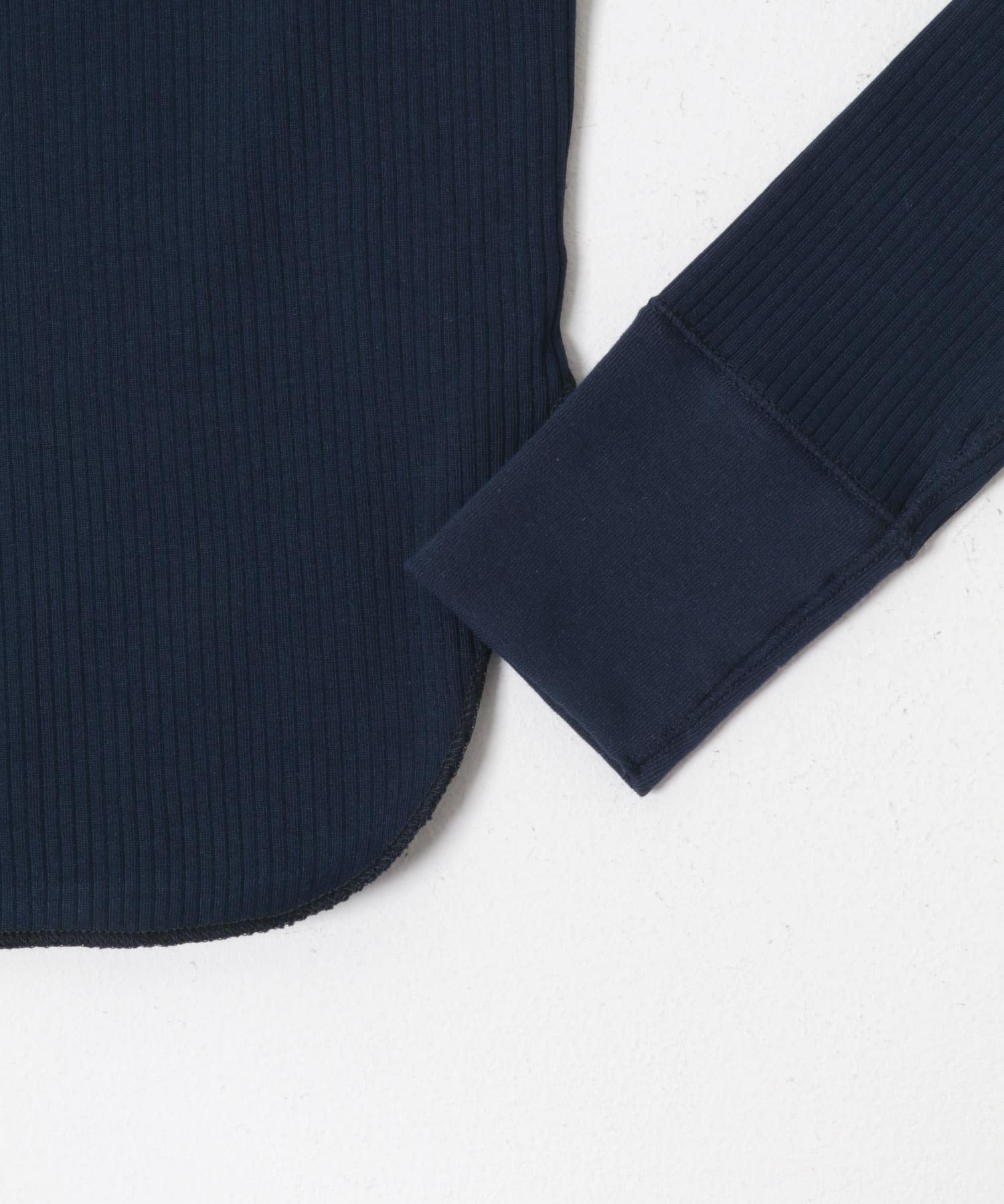 『別注』HAKUJI×URBAN RESEARCH　ORGANIC COTTON LONG-SLEEVE PULLOVER NAVY Free