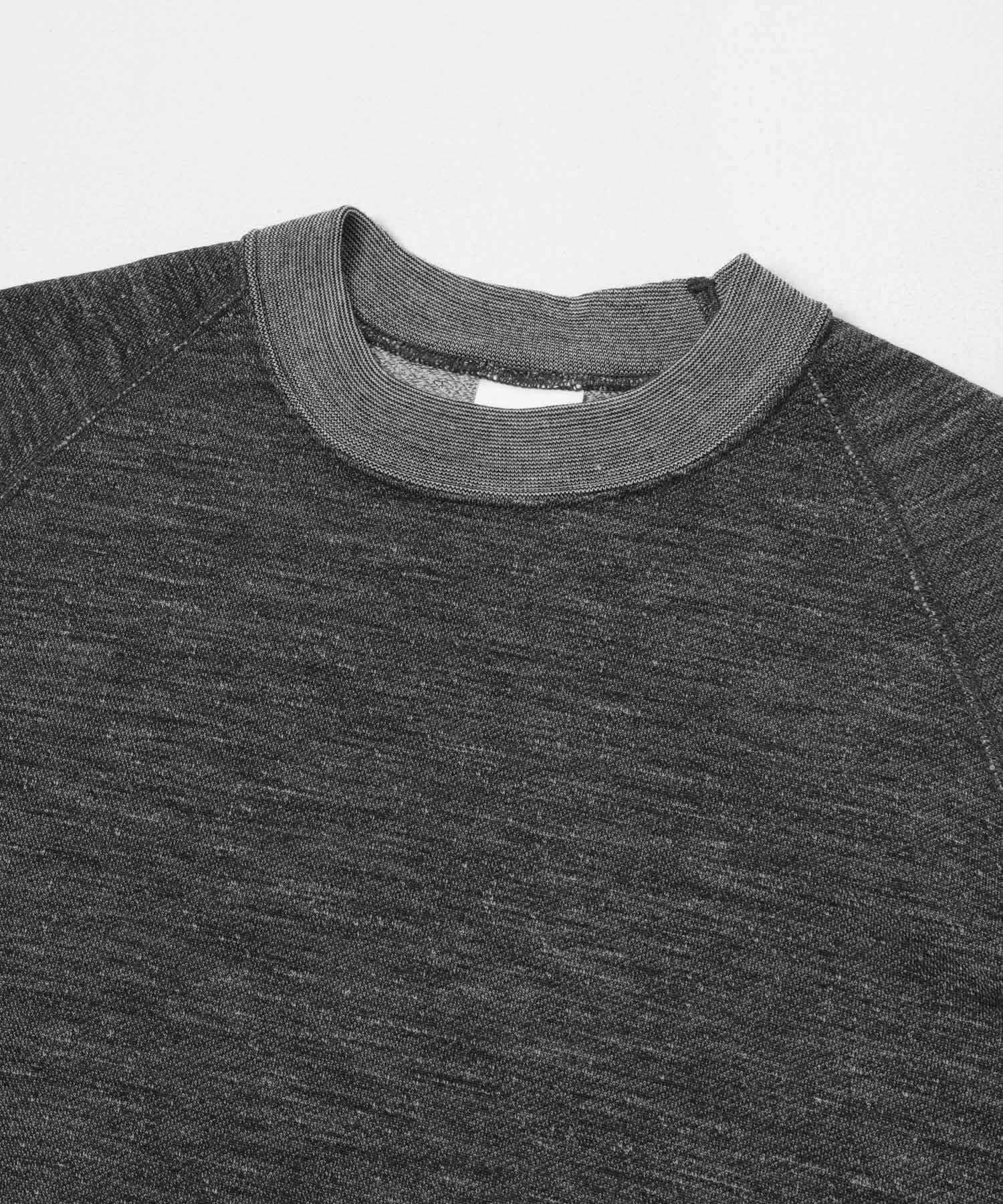Product Twelve　MELINO WOOL CREW-NECK SWEAT CHARCOAL 1