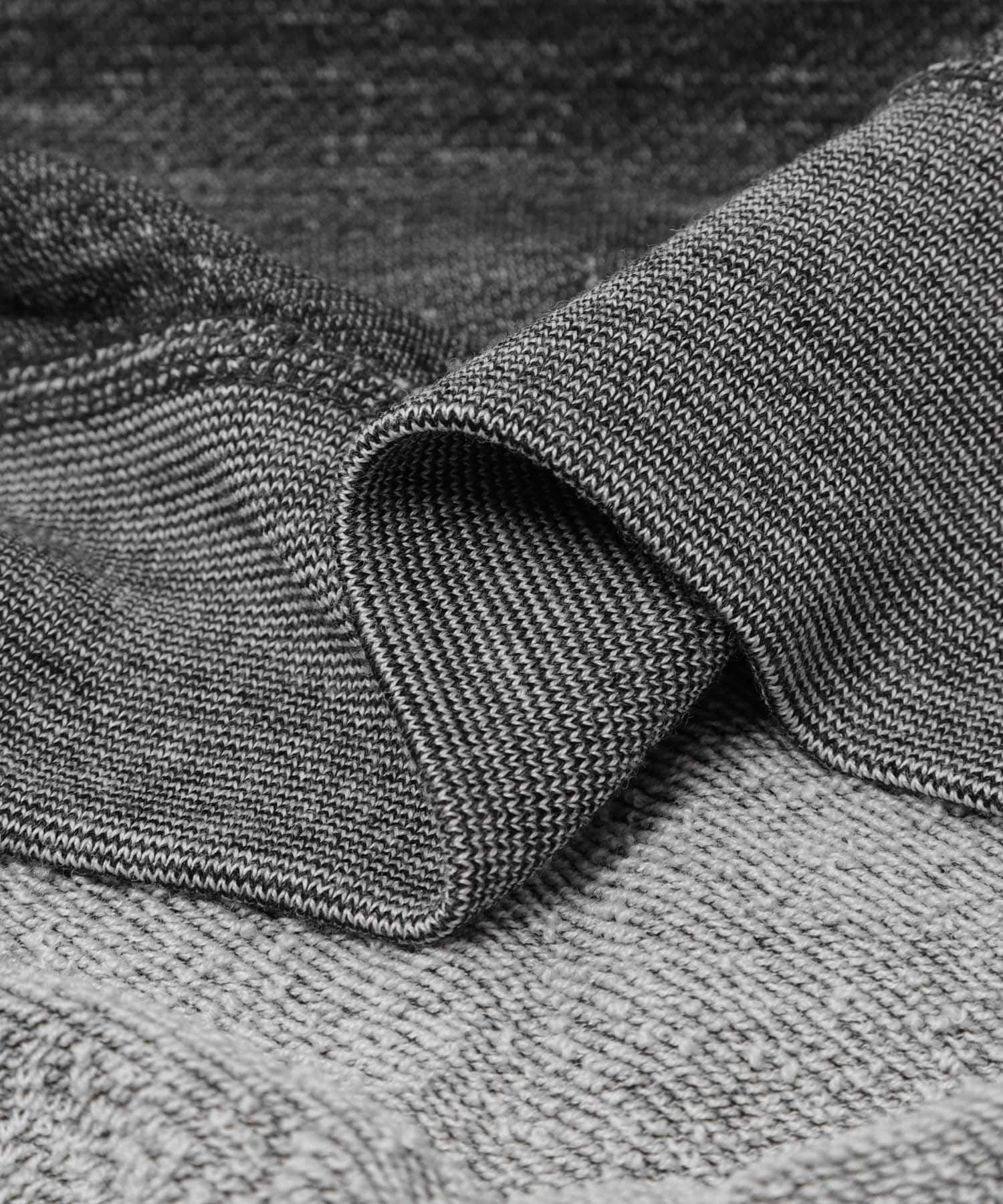 Product Twelve　MELINO WOOL CREW-NECK SWEAT CHARCOAL 1