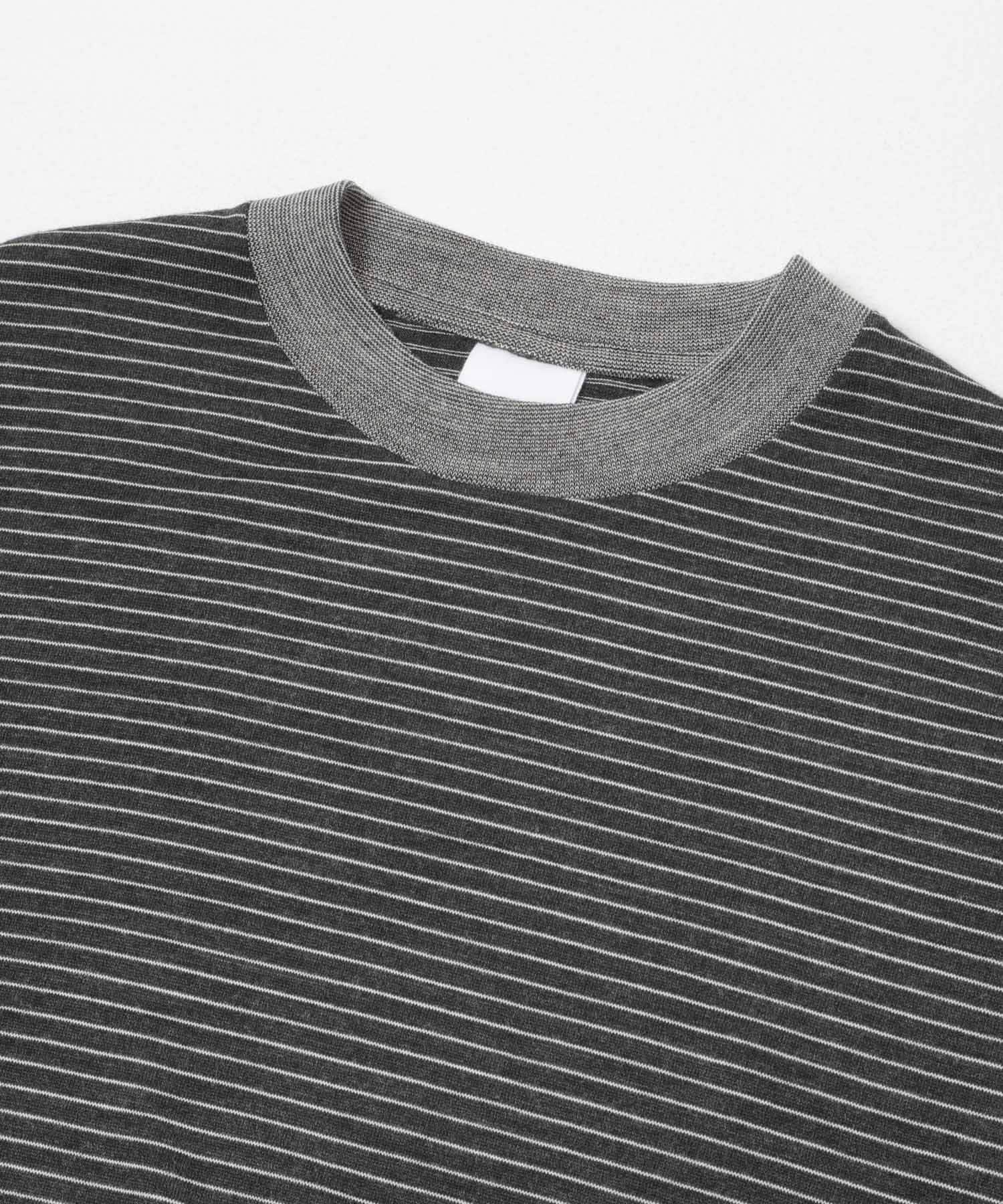 Product Twelve　MELINO WOOL LONG SLEEVE T-SHIRTS CCL STRIPE 1