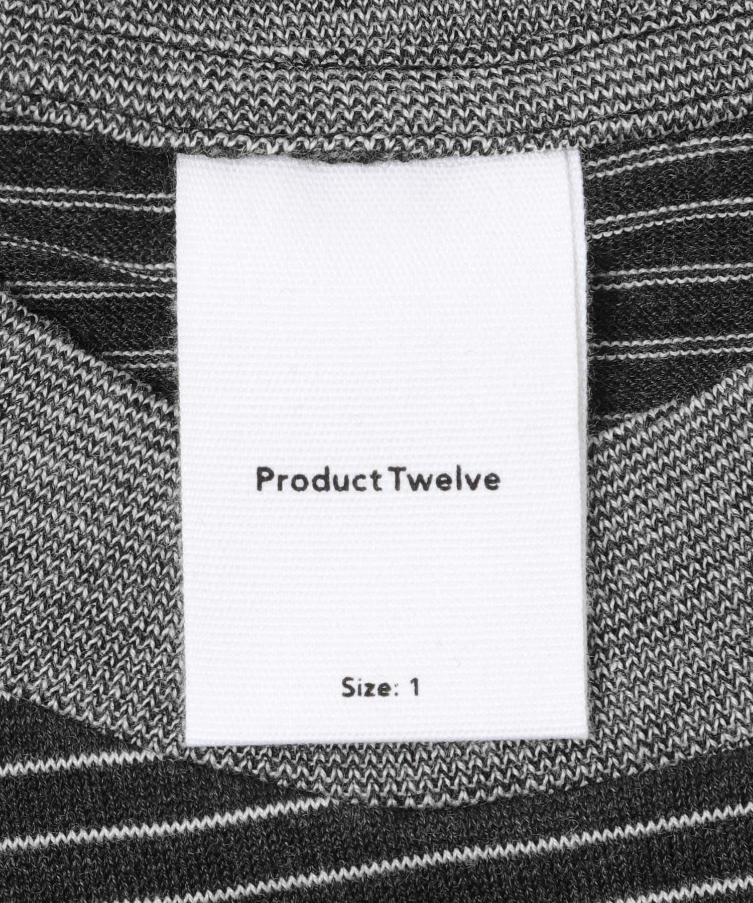 Product Twelve　MELINO WOOL LONG SLEEVE T-SHIRTS CCL STRIPE 1