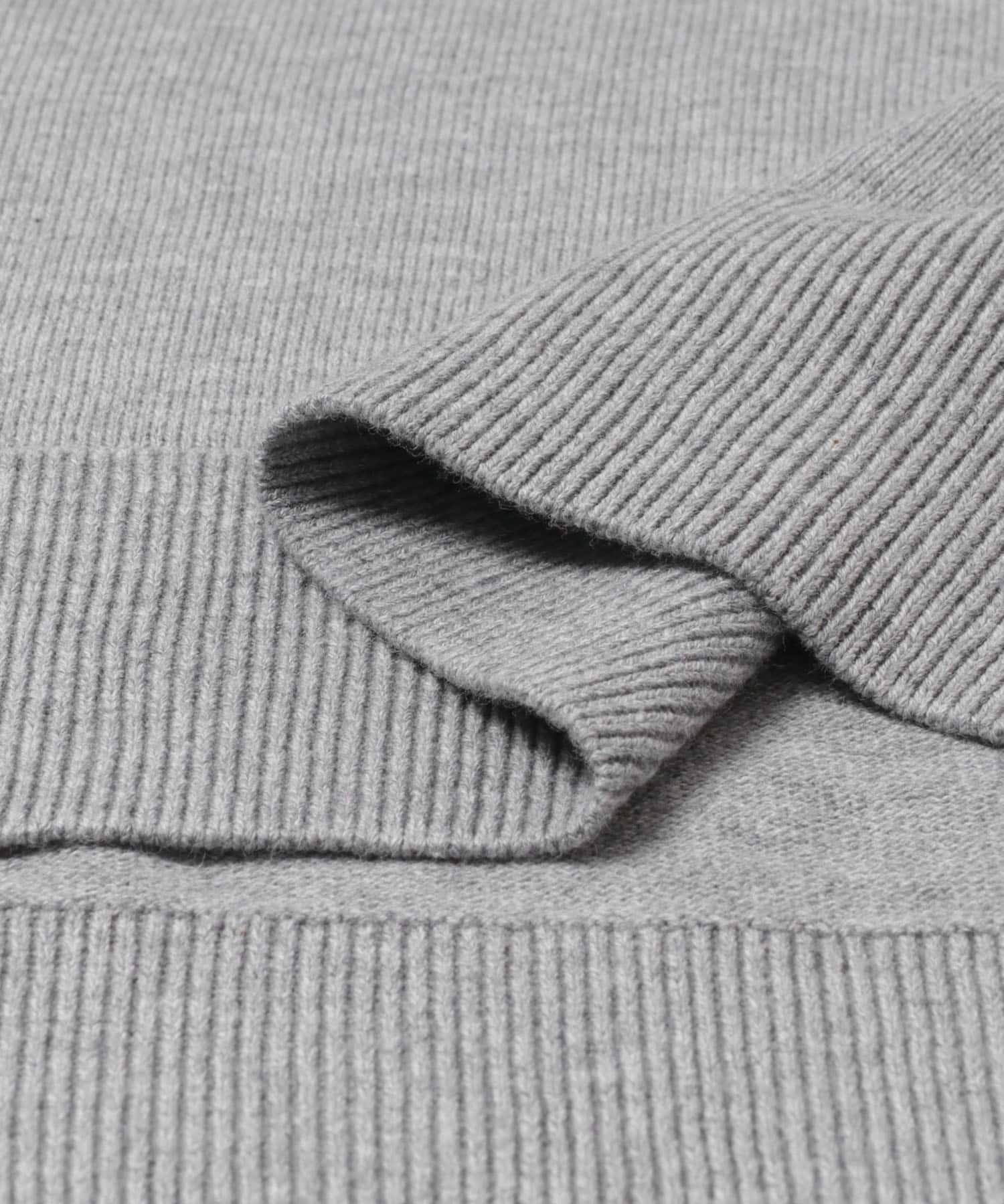 NOMARHYTHM TEXTILE　BORDER SWEATER GRAY 1