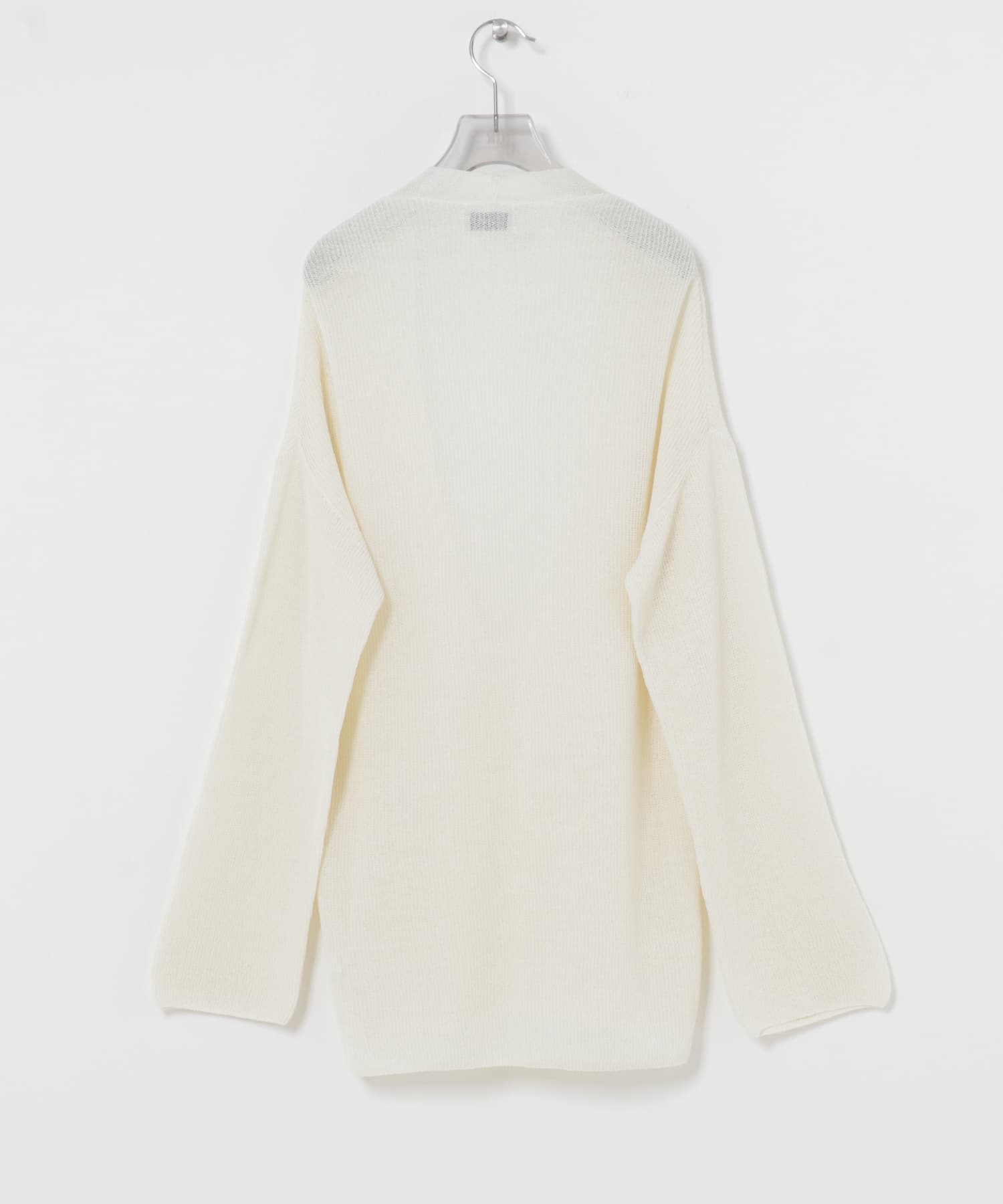 Nomat　DEEP V WIDE KNIT WHITE 2