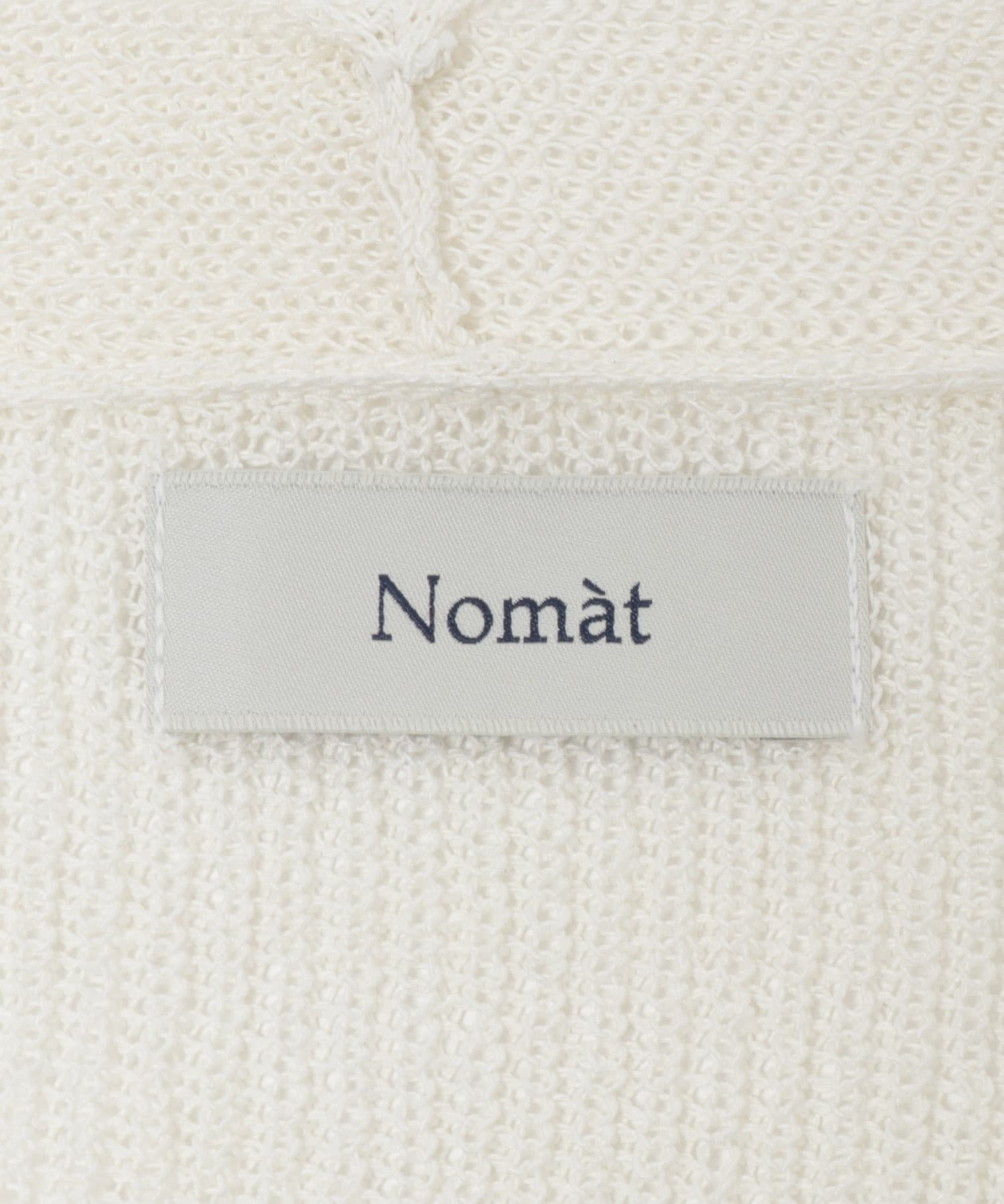 Nomat　DEEP V WIDE KNIT WHITE 2