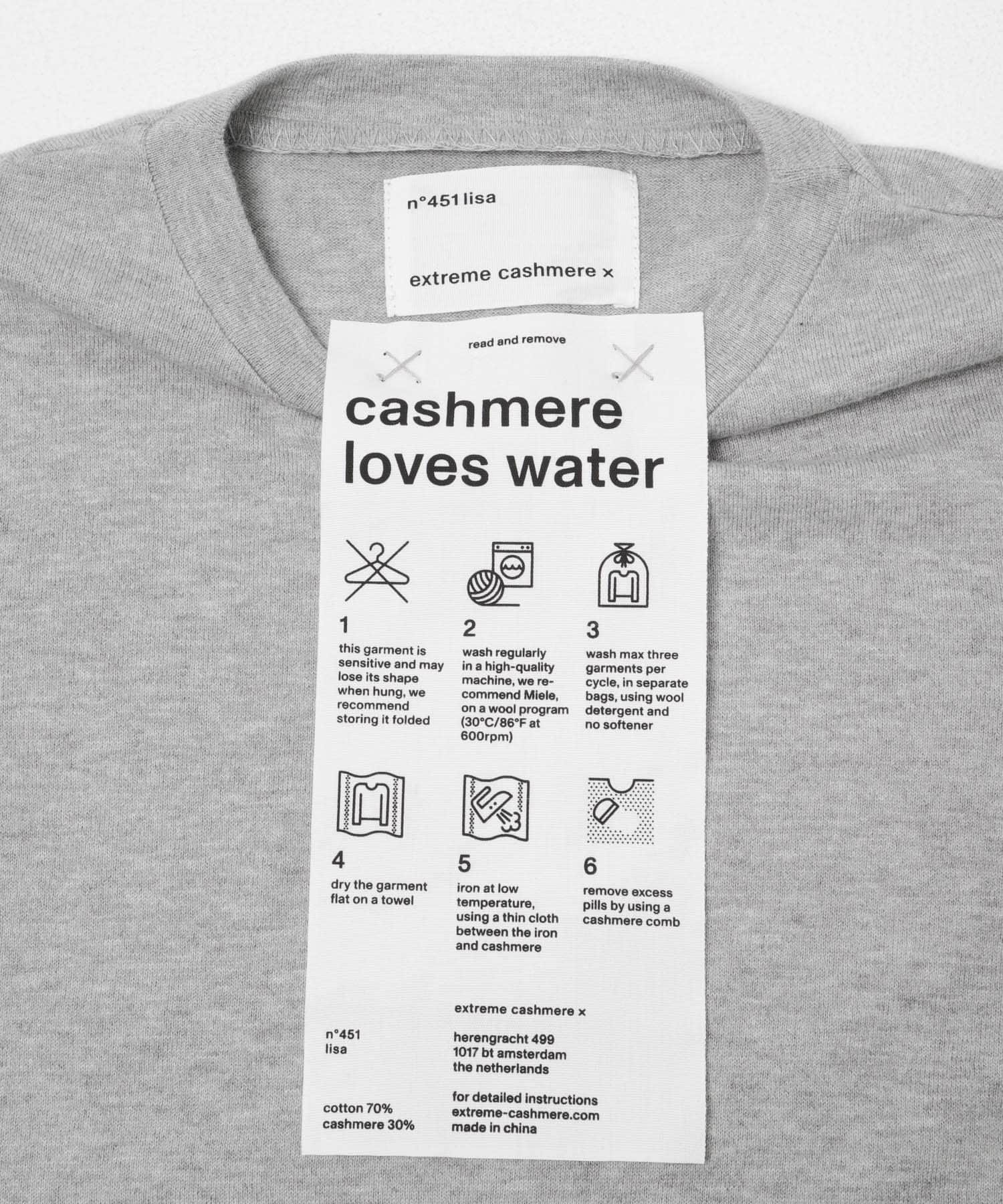 Extreme Cashmere　LISA GREY -