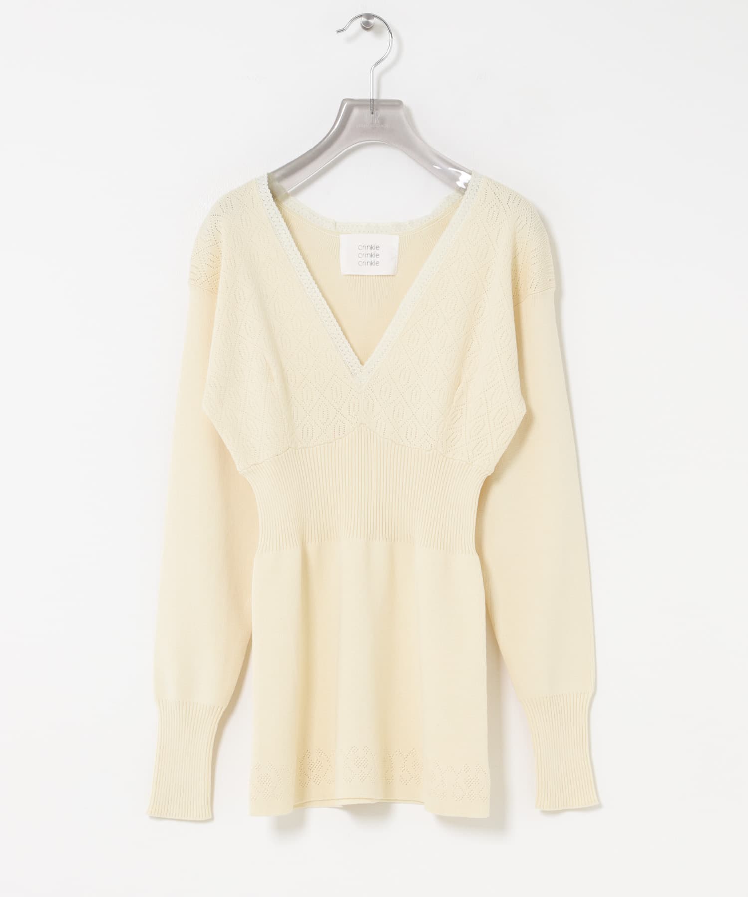 crinkle crinkle crinkle　GEOMETRIC JACQUARD KNIT