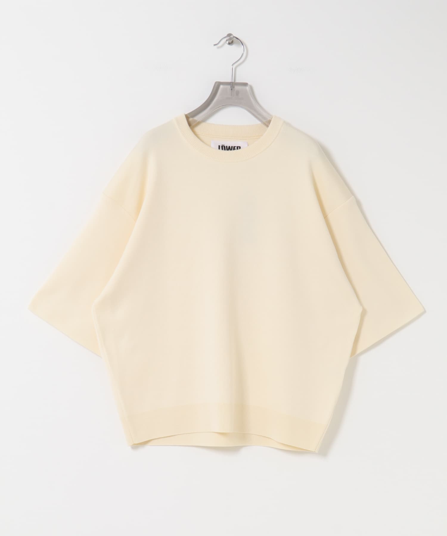 LOWER　18G SMOOTH CN T SHIRTS MILK S