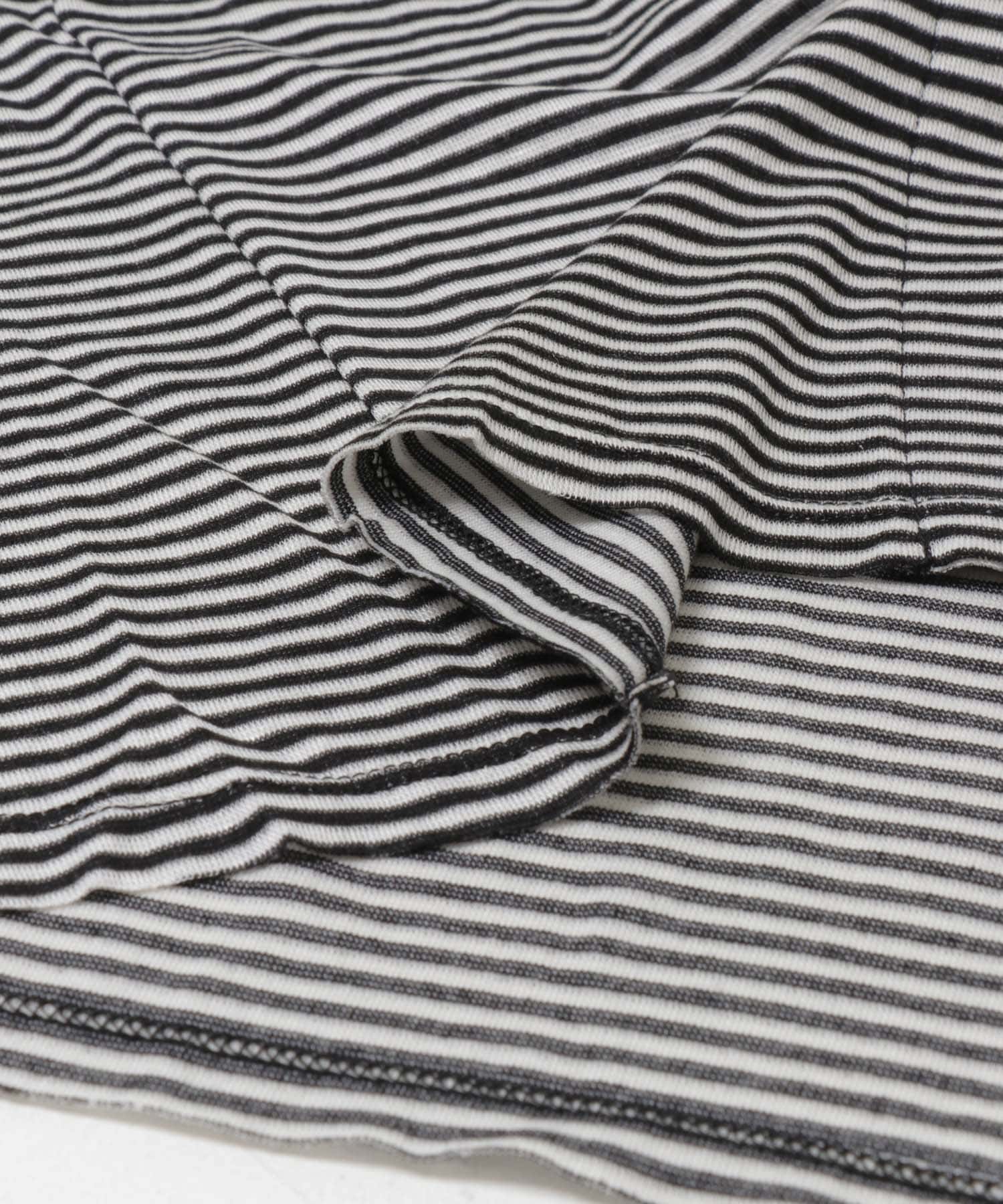 NOMARHYTHM TEXTILE　MULTI BUTTON RIB CARDIGAN BLACK 2