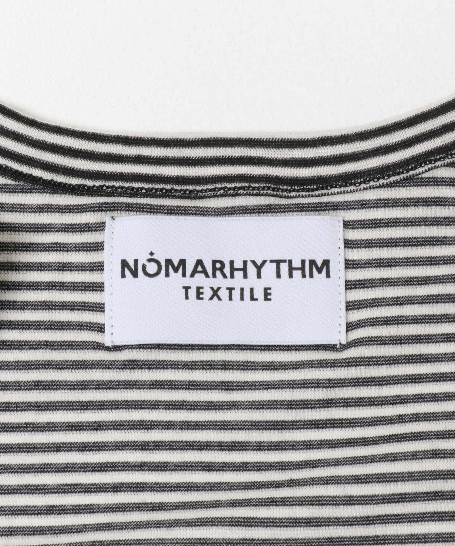 NOMARHYTHM TEXTILE　MULTI BUTTON RIB CARDIGAN BLACK 2