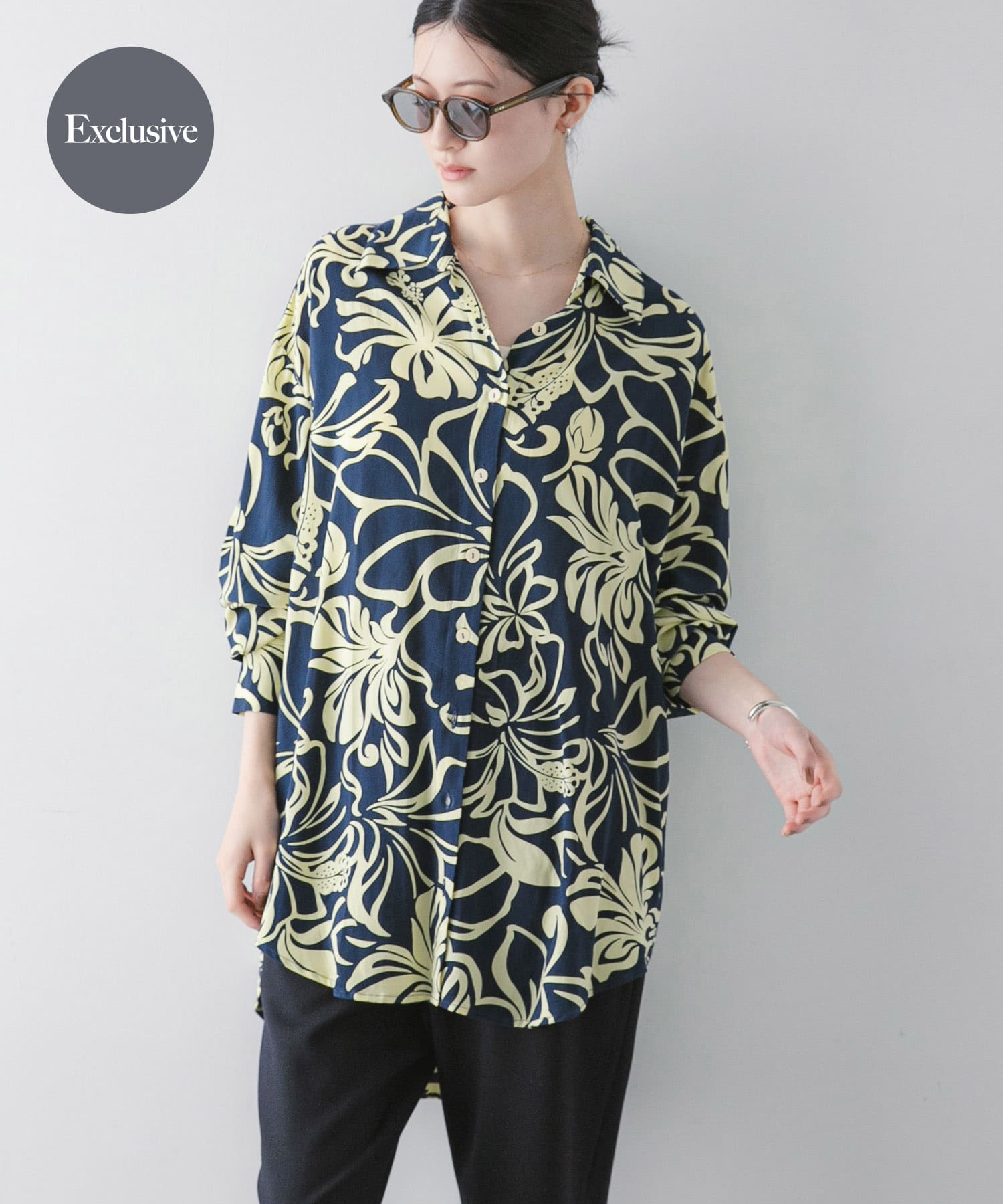 『一部別注カラー』LUSANA　SUN SHIRTS