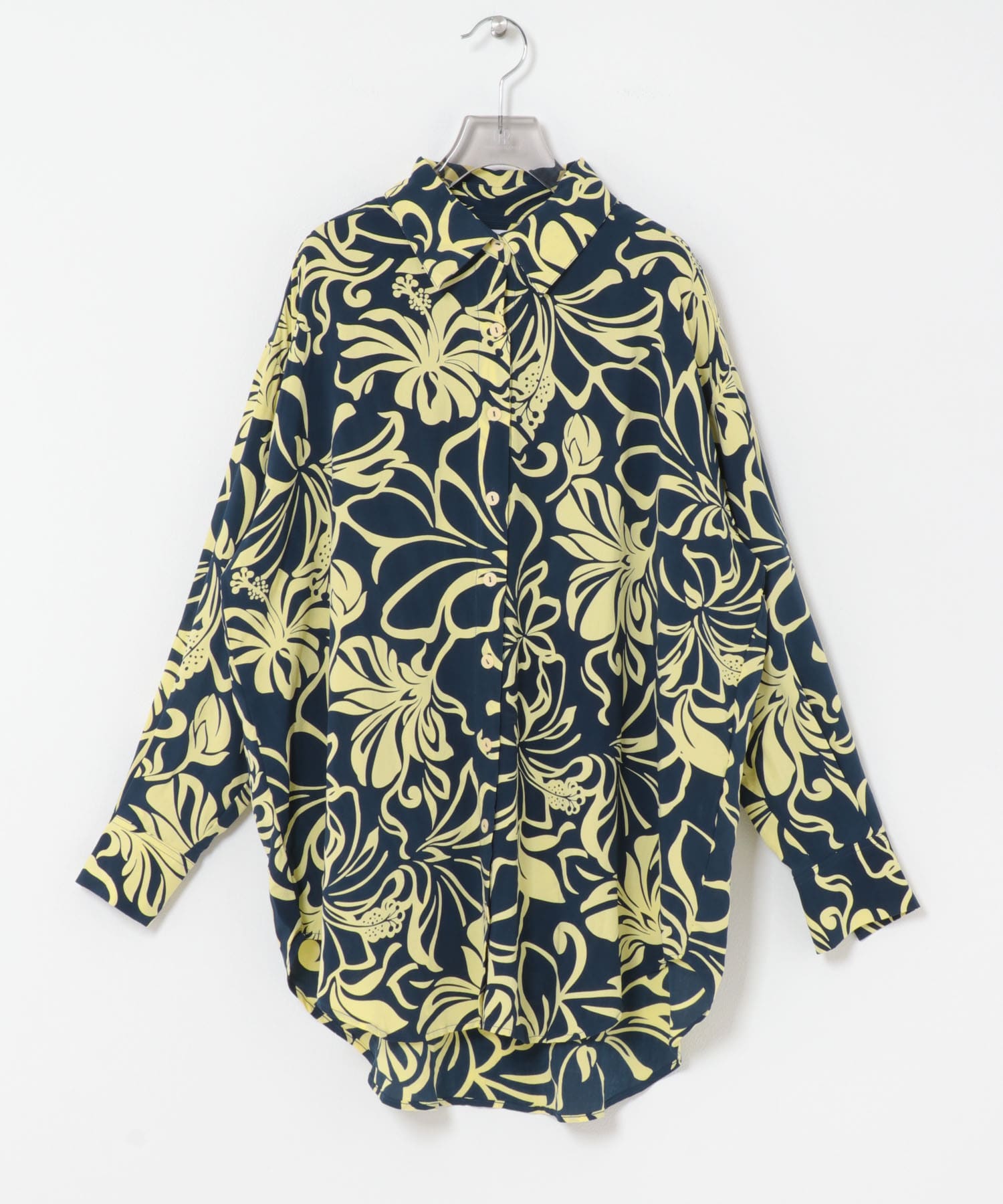 『一部別注カラー』LUSANA　SUN SHIRTS 別注H NAVY XS