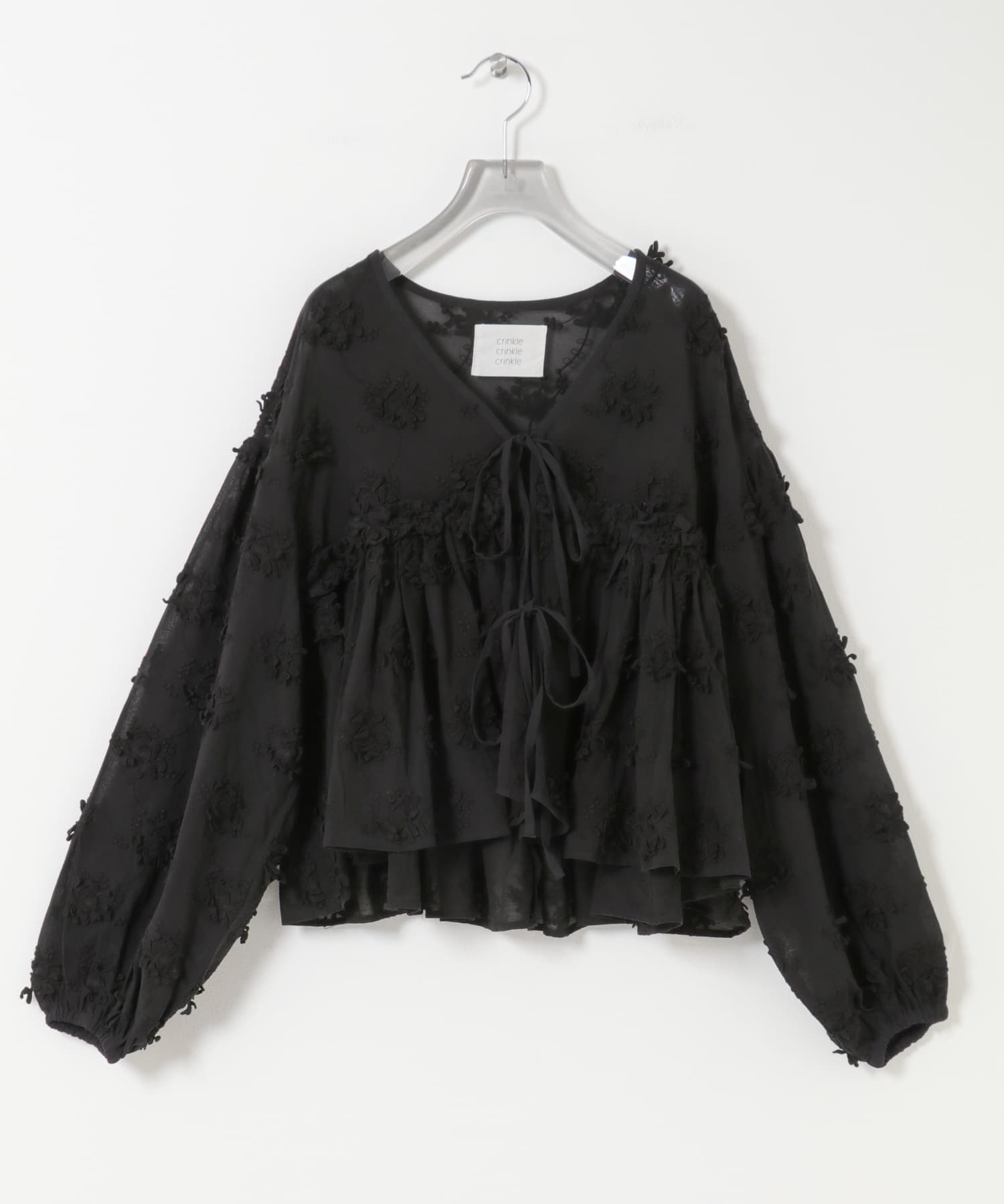 crinkle crinkle crinkle　3D EMBROIDERY BOLERO