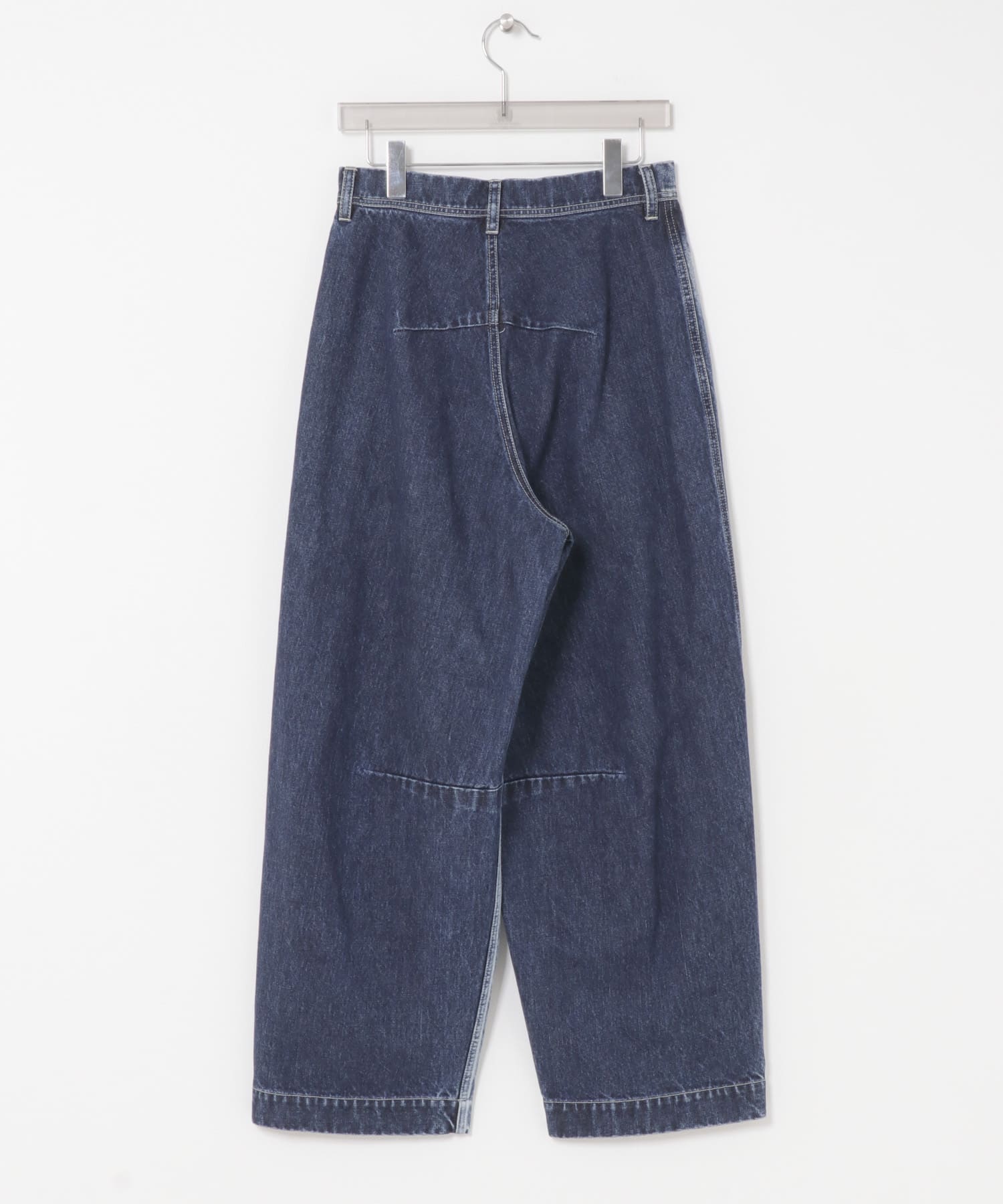 Nomat　TWO-TONE DENIM CURVED PANTS SAX BLUE 1