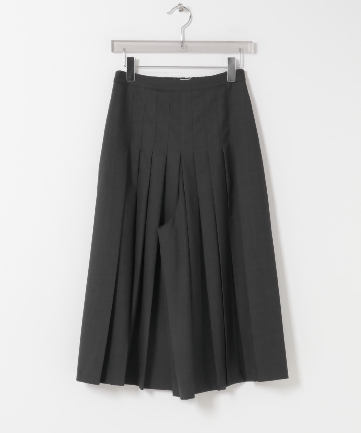 AMOMENTO　PLEATED WOOL CULOTTE
