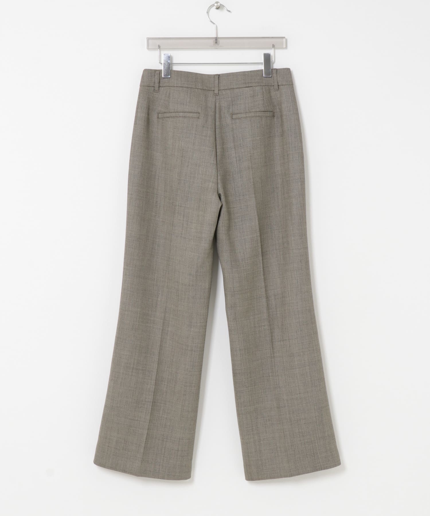 AMOMENTO WOOL FLARED PANTS(0 GREY BEIGE): ボトム｜URBAN RESEARCH