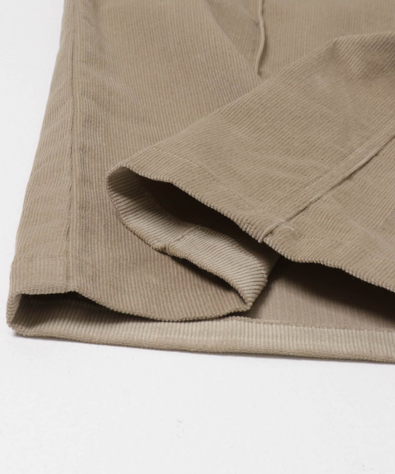 NOMARHYTHM TEXTILE　BOOTS CUT TROUSERS BEIGE 1