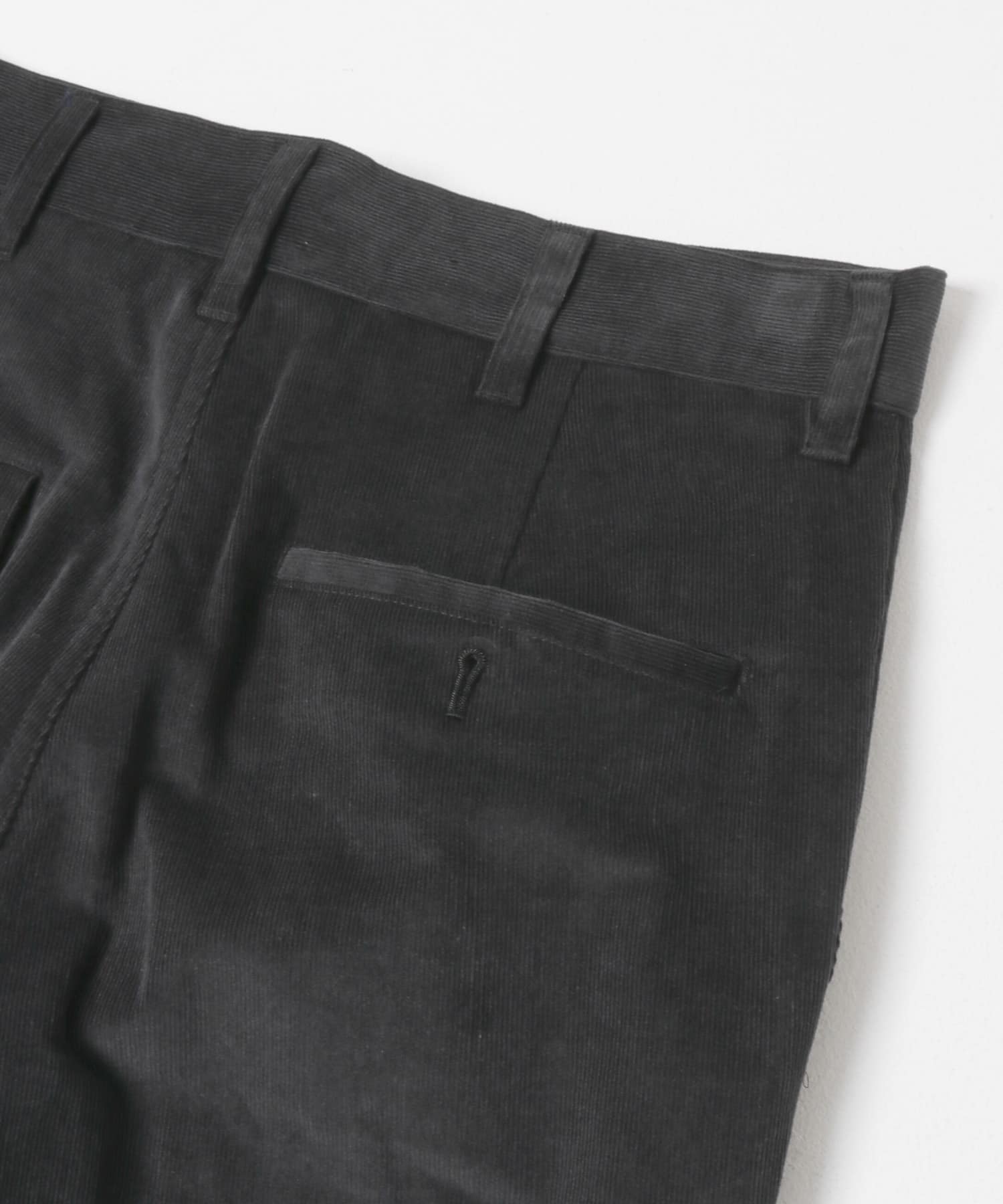 NOMARHYTHM TEXTILE　BOOTS CUT TROUSERS BLACK 1