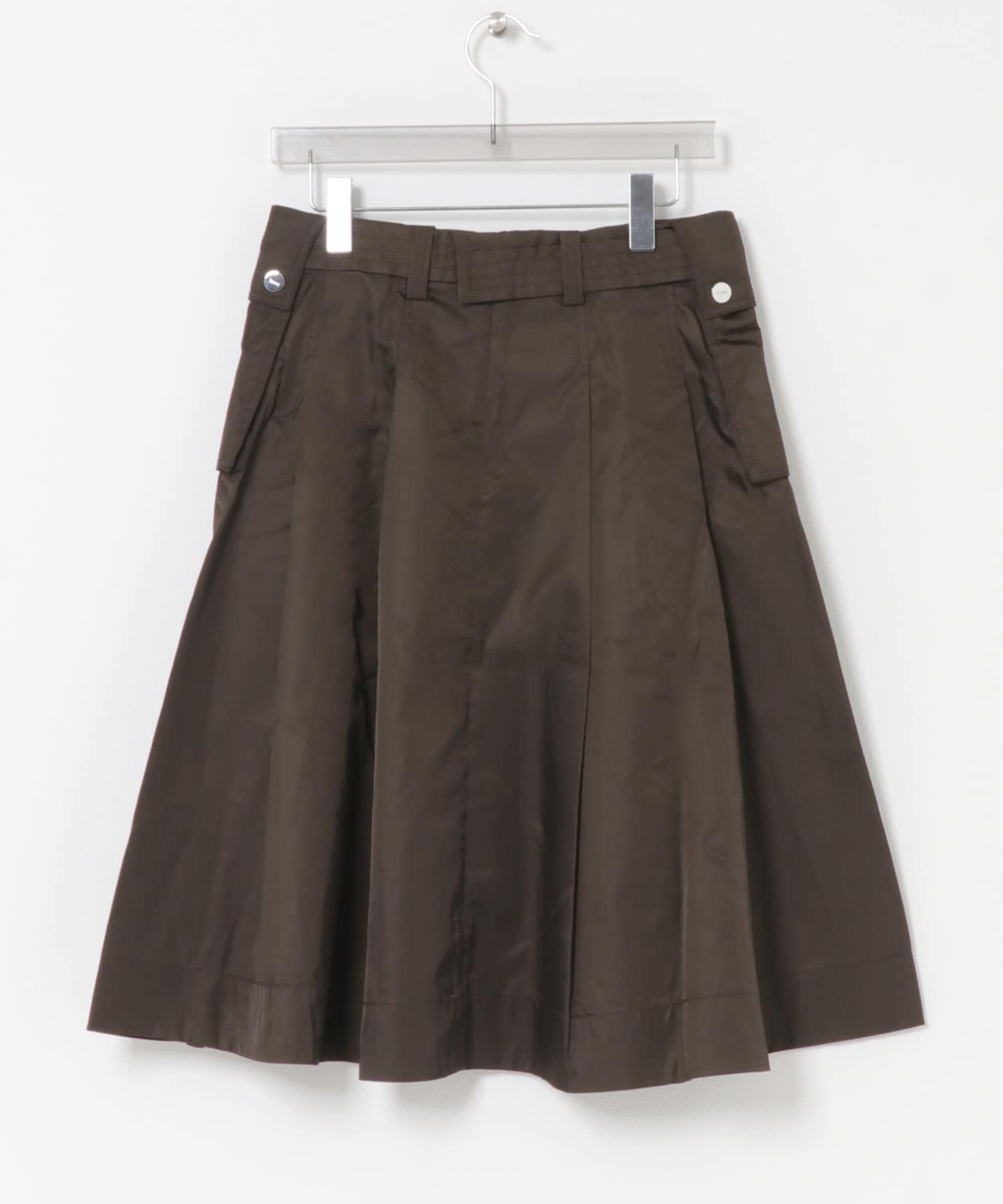 GANNI　DUCHESSE NYLON POCKET SKIRT DEMITASSE 36