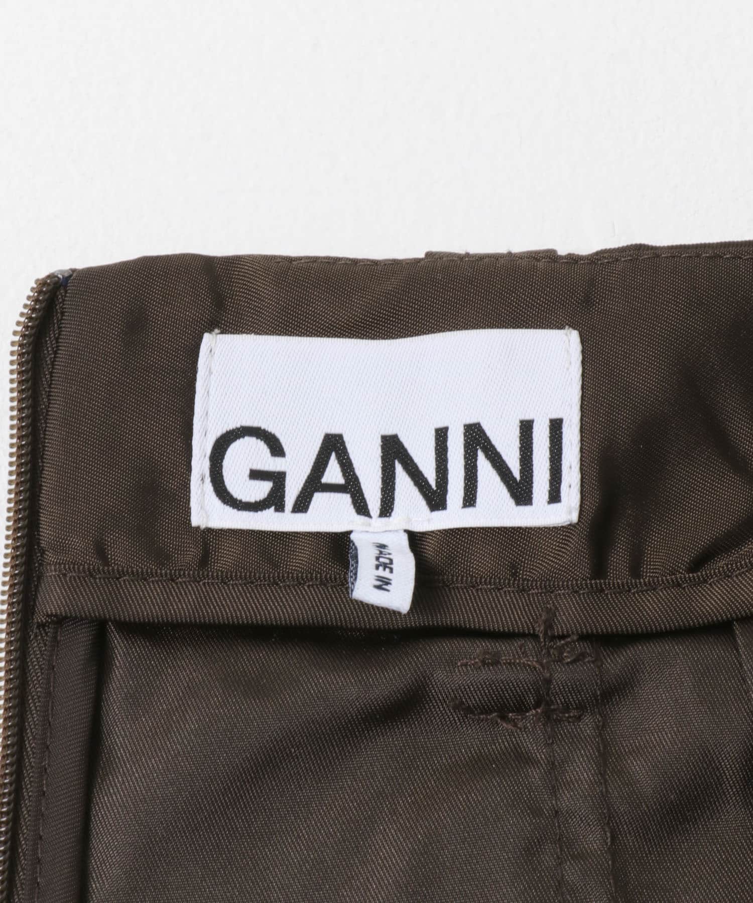 GANNI　DUCHESSE NYLON POCKET SKIRT DEMITASSE 36