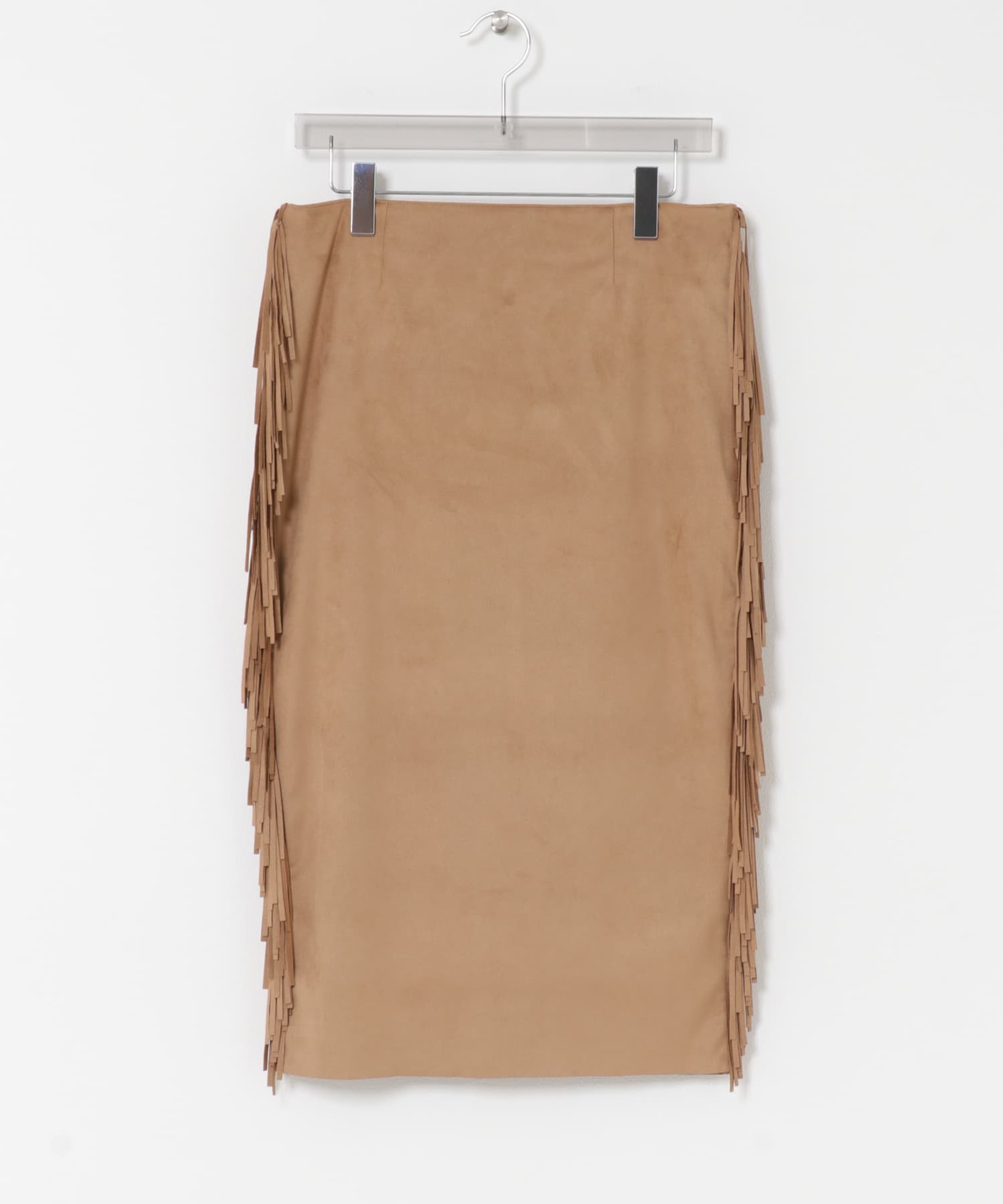 COUTURE D’ADAM　SUEDE FABRIC RANCH SKIRT BEIGE 38