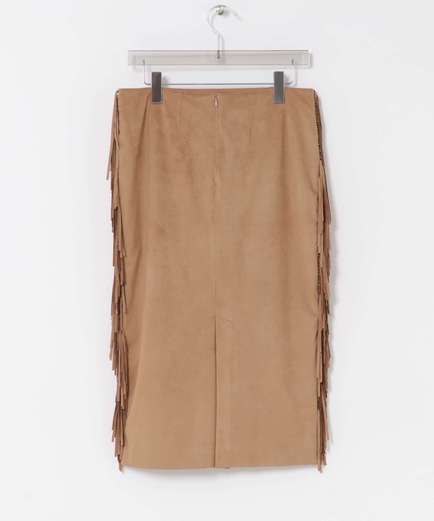COUTURE D’ADAM　SUEDE FABRIC RANCH SKIRT BEIGE 38