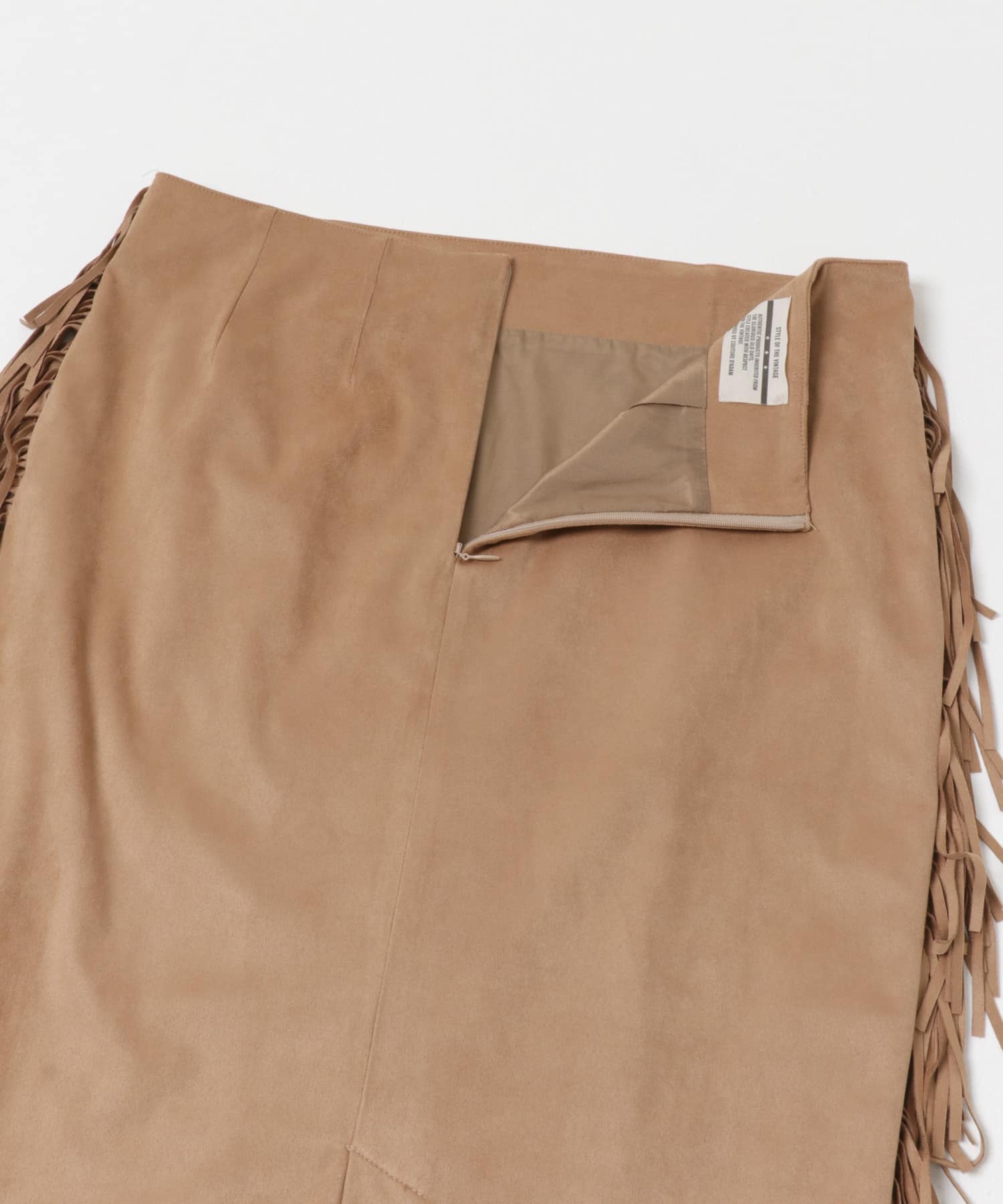 COUTURE D’ADAM　SUEDE FABRIC RANCH SKIRT BEIGE 38