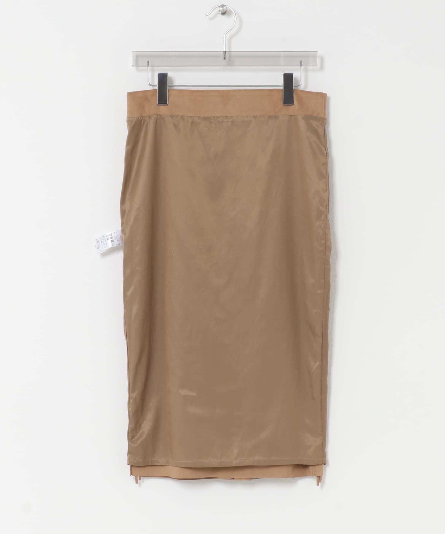 COUTURE D’ADAM　SUEDE FABRIC RANCH SKIRT BEIGE 38