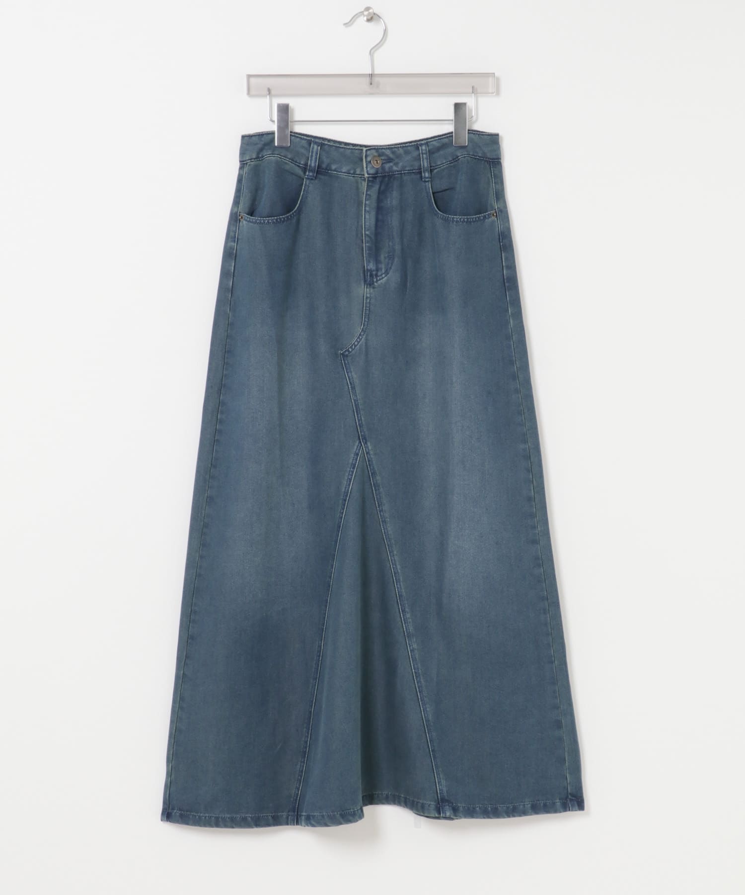 A-LINE DENIM SKIRT VBLUE S+