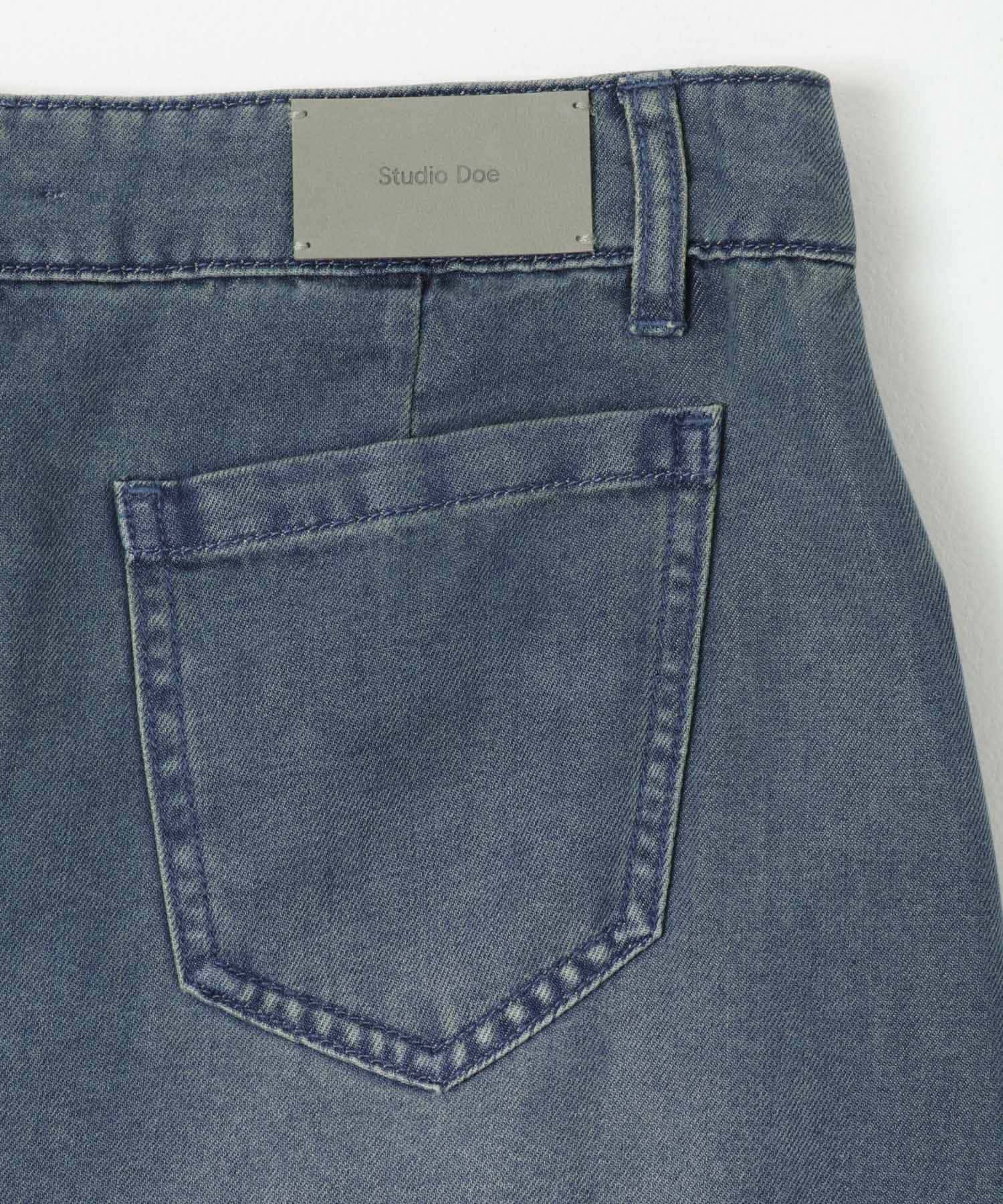 A-LINE DENIM SKIRT VBLUE S+